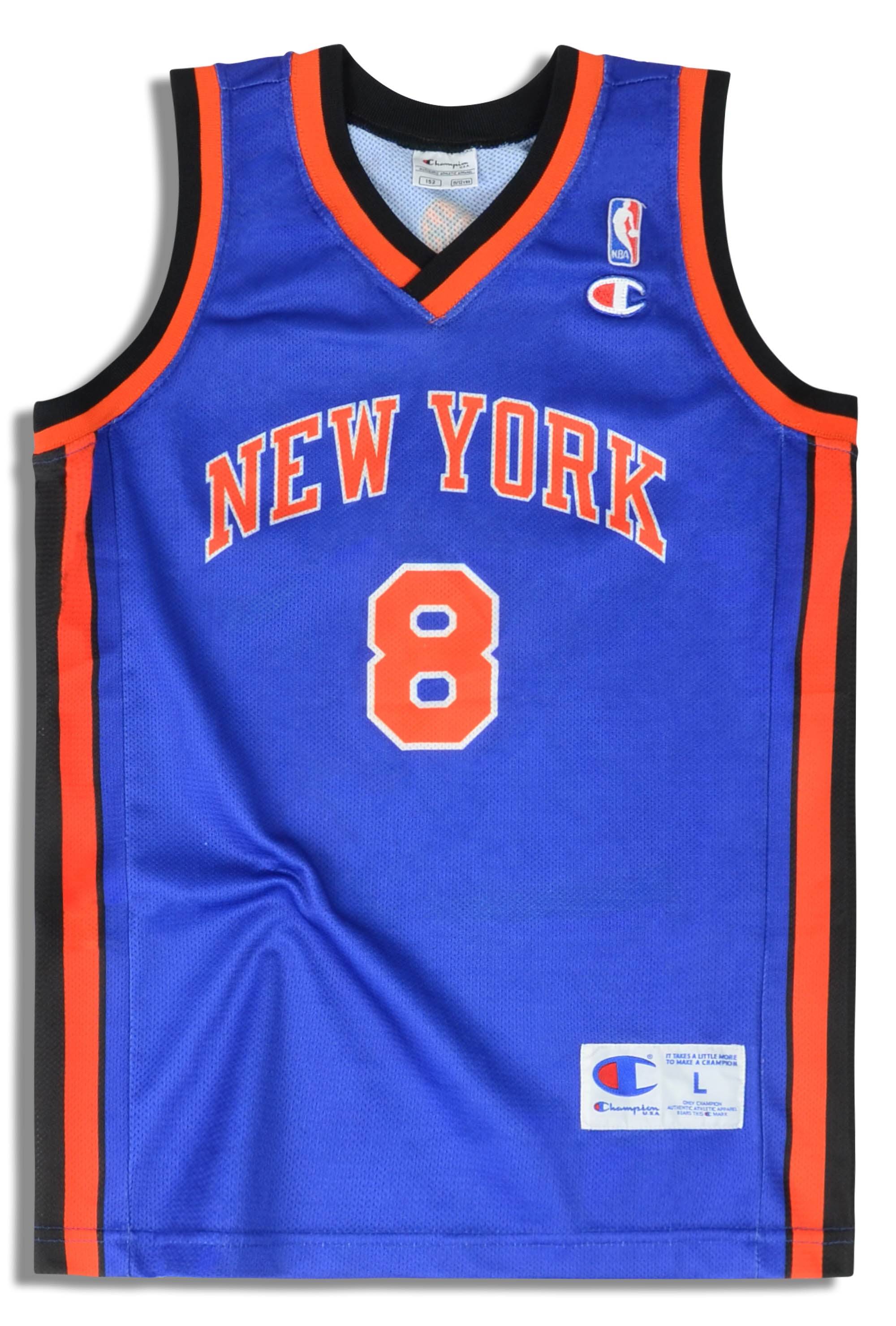 2001-03 New York Knicks Sprewell #8 Champion Jersey (Away) Y