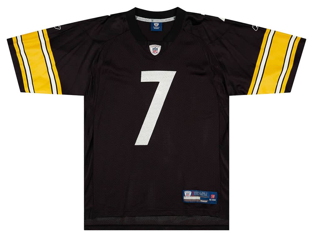 2008-11 Pittsburgh Steelers Roethlisberger #7 Reebok On Field Jersey (Home) M