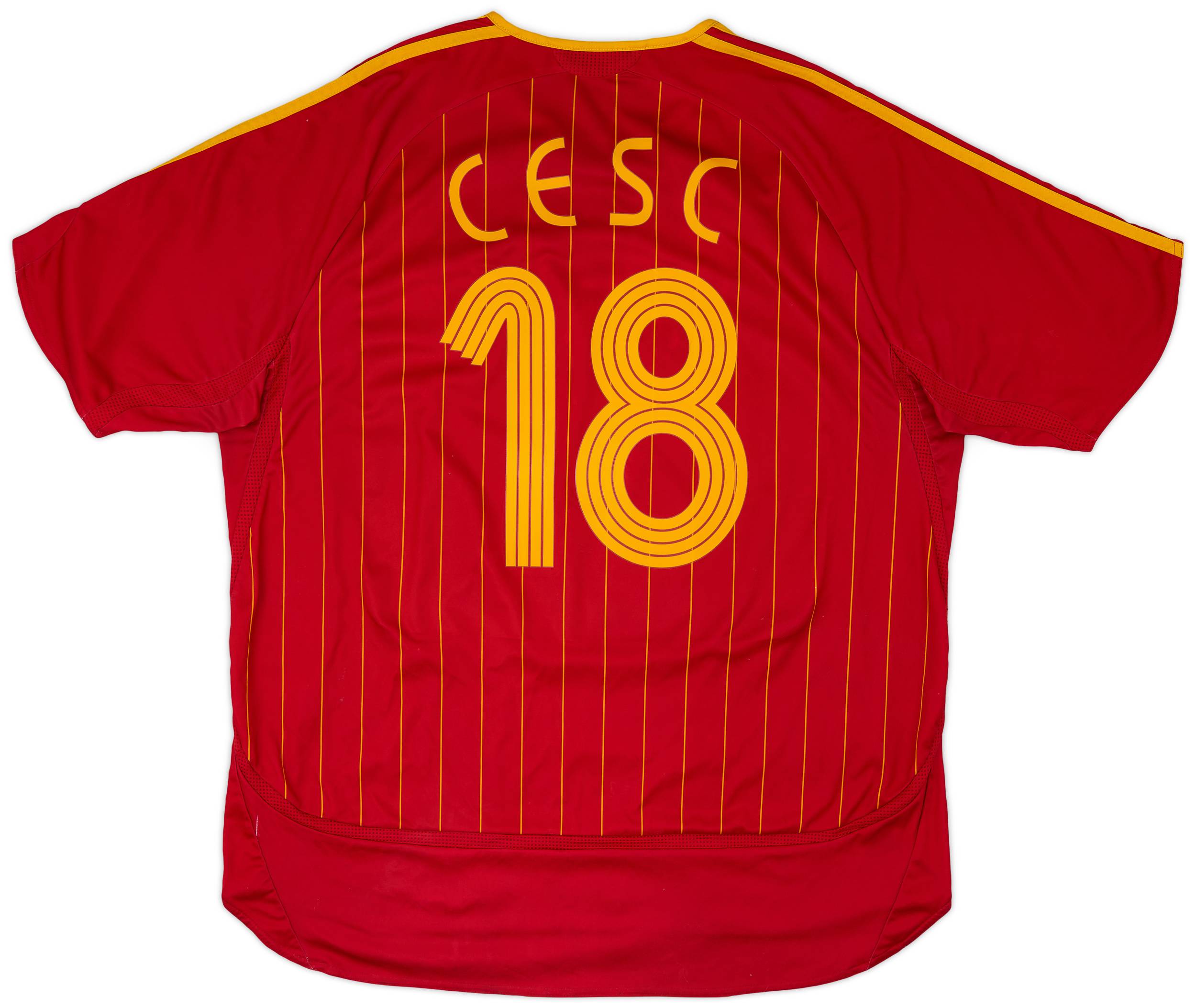 2006-08 Spain Home Shirt Cesc #18 - 6/10 - (XXL)