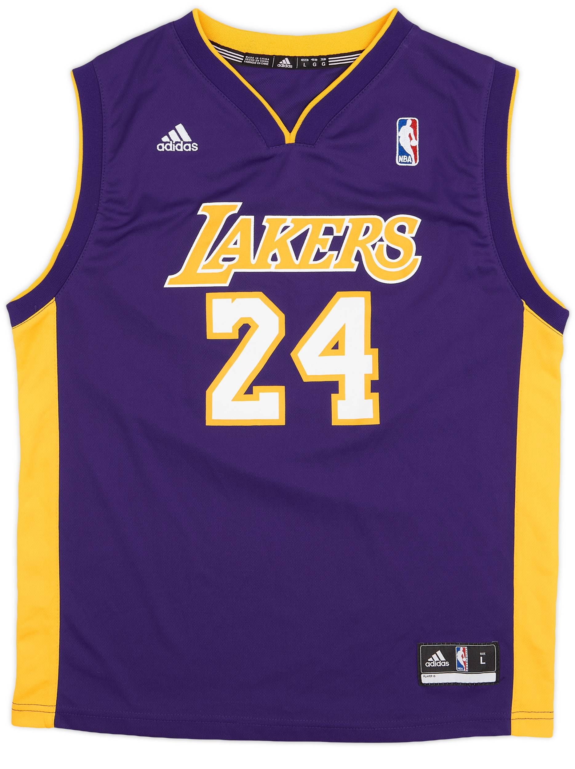 ジャッキー　！　たらばがに 2010-14 LA Lakers Bryant #24 adidas Away Jersey - 9/10 - (L