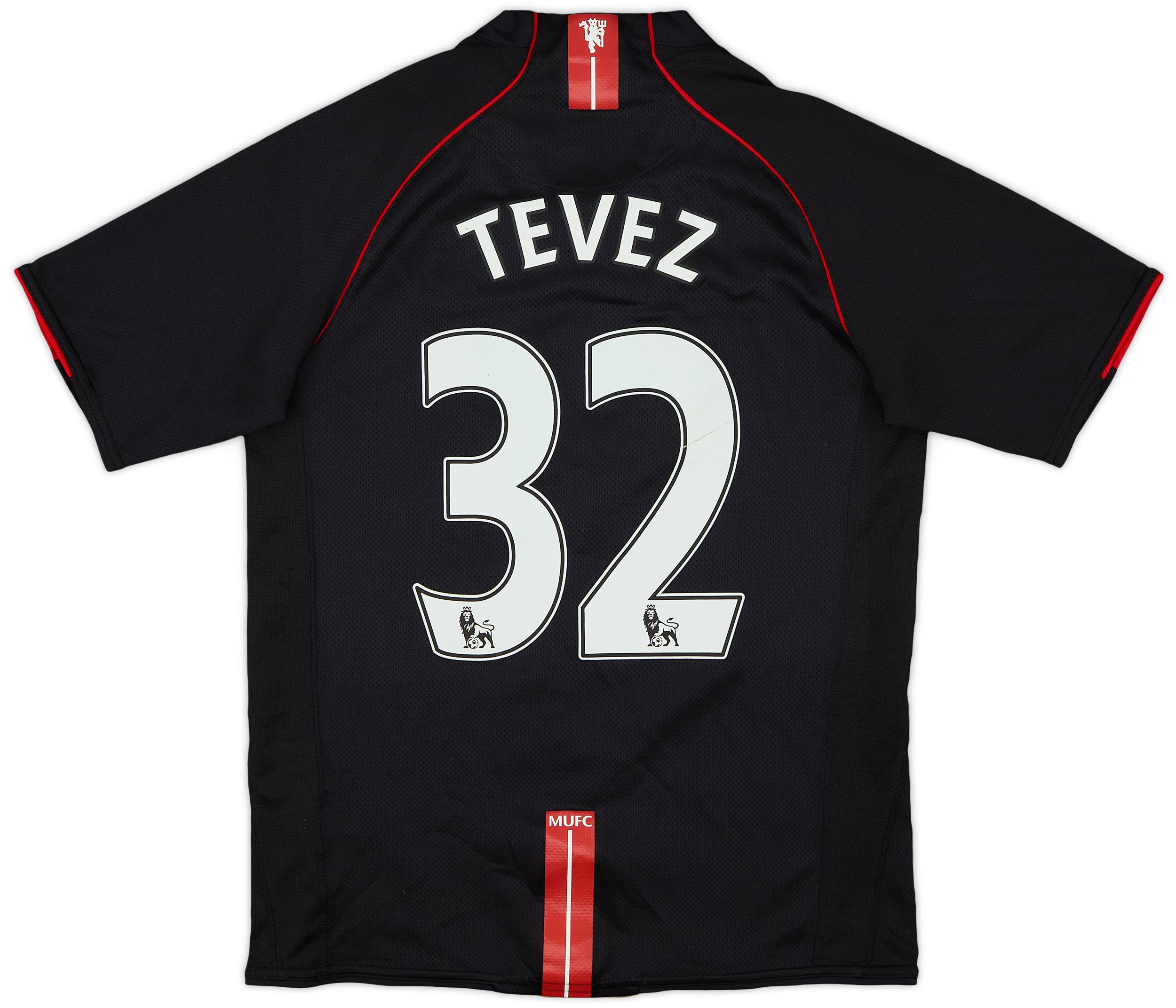 2007-08 Manchester United Away Shirt Tevez #32 - 7/10 - (XL.Boys)