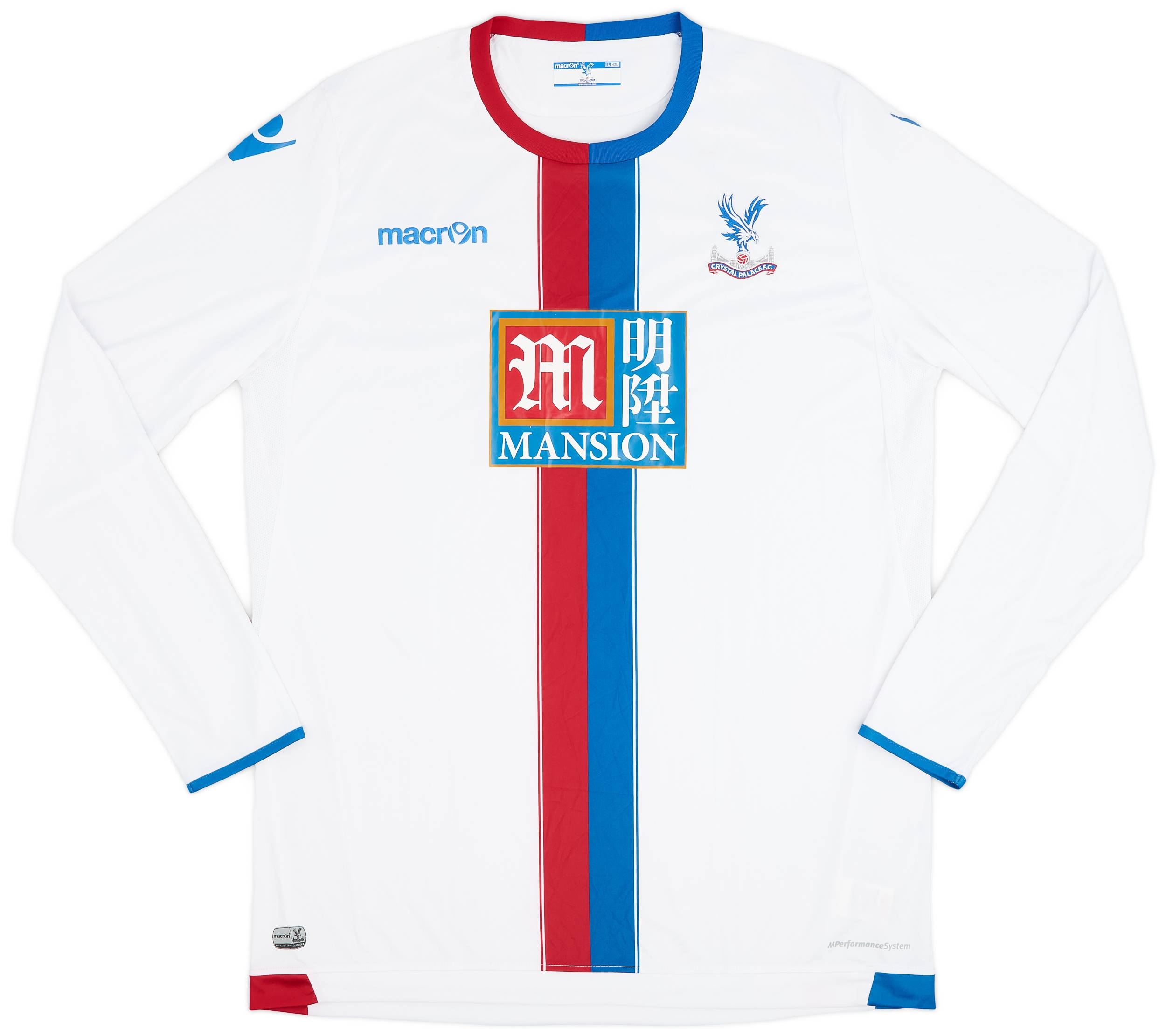 2015-16 Crystal Palace Away L/S Shirt - 9/10 - (4XL)