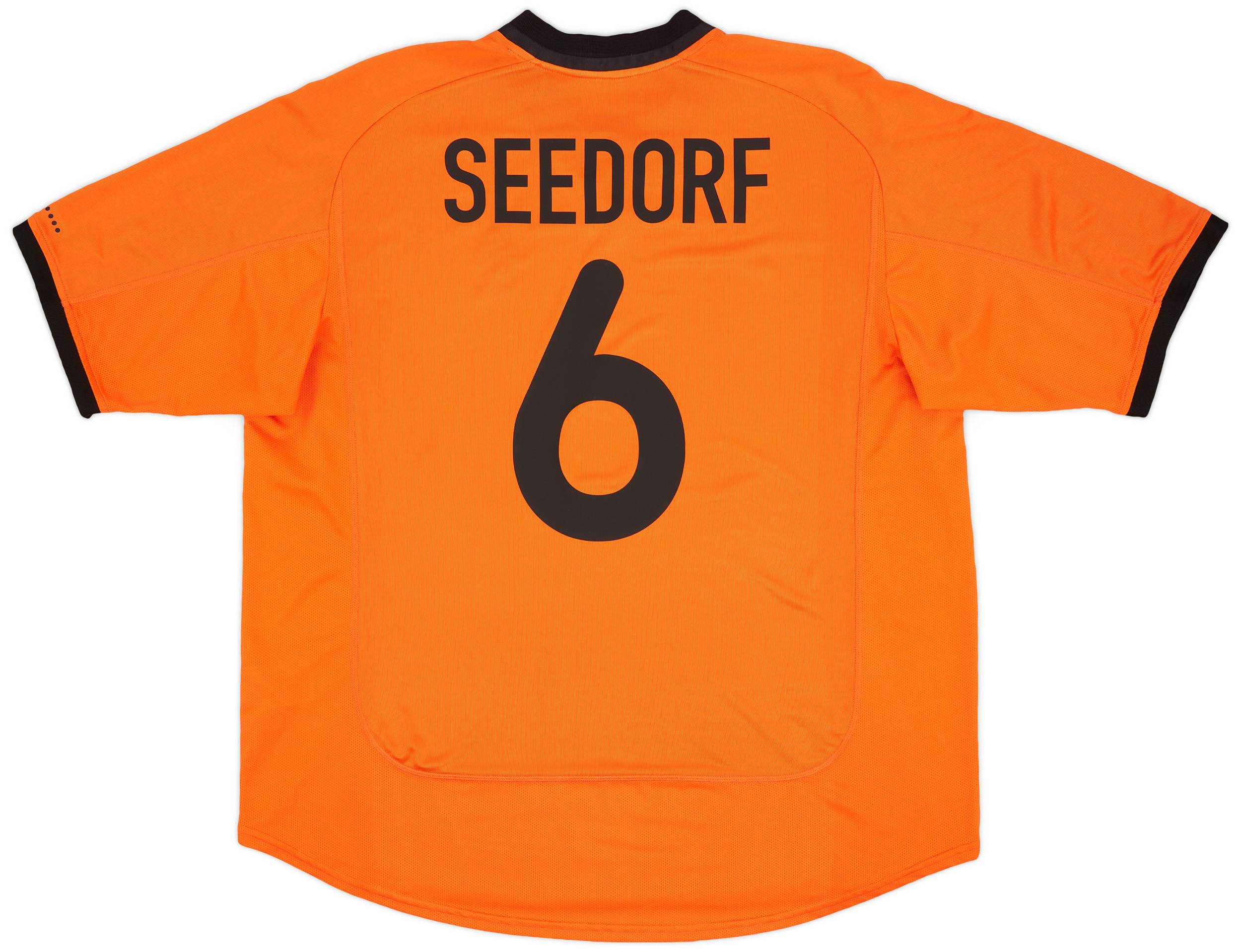 2000-02 Netherlands Home Shirt Seedorf #6 - 8/10 - (XXL)