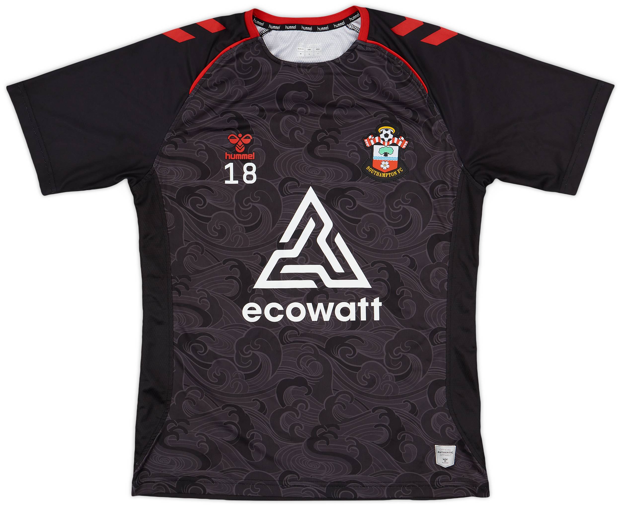 2023-24 Southampton Player Issue Hummel Training Shirt #18 - 8/10 - (M)