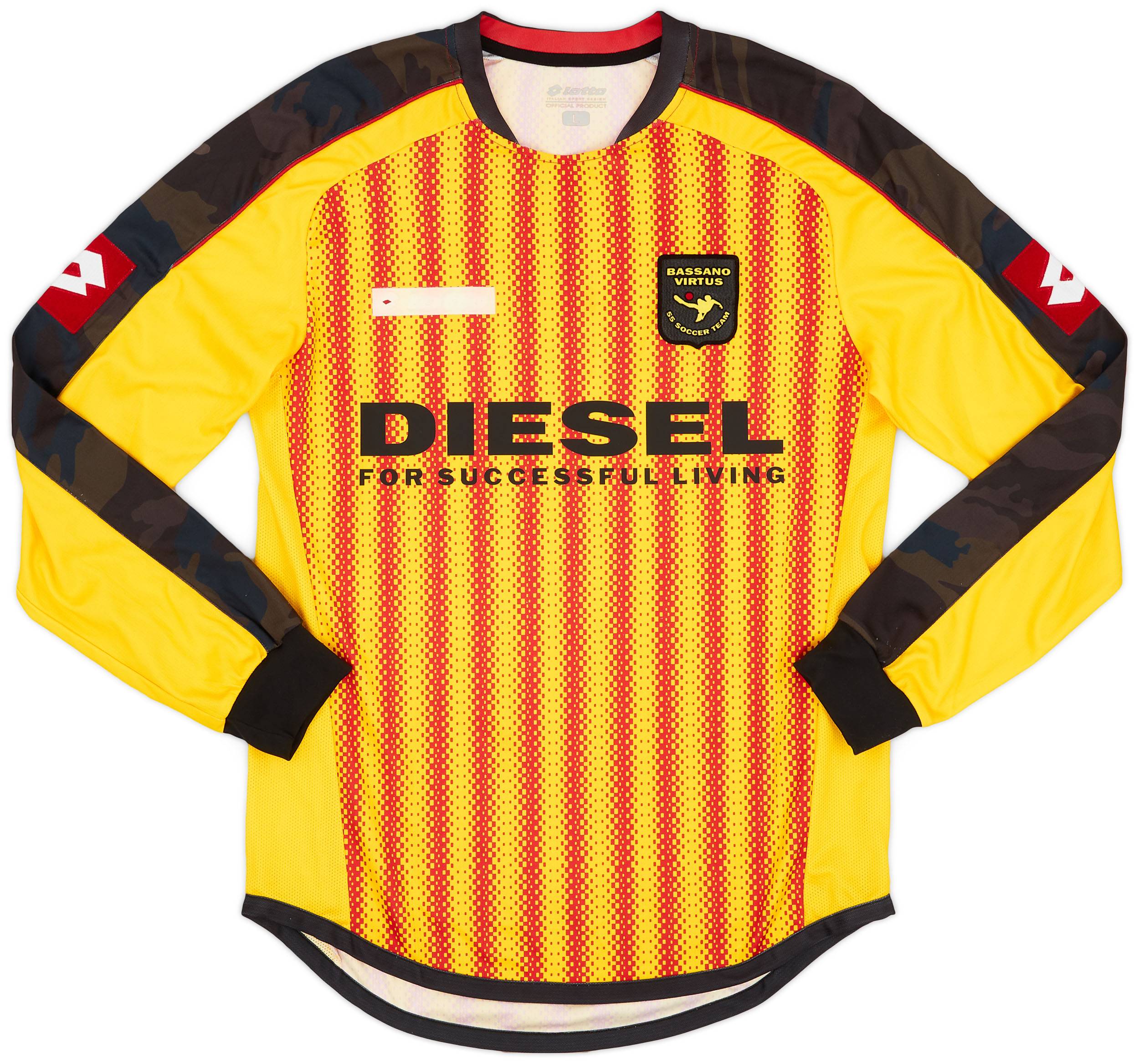 2014-15 Bassano Virtus Home L/S Shirt - 6/10 - (L)