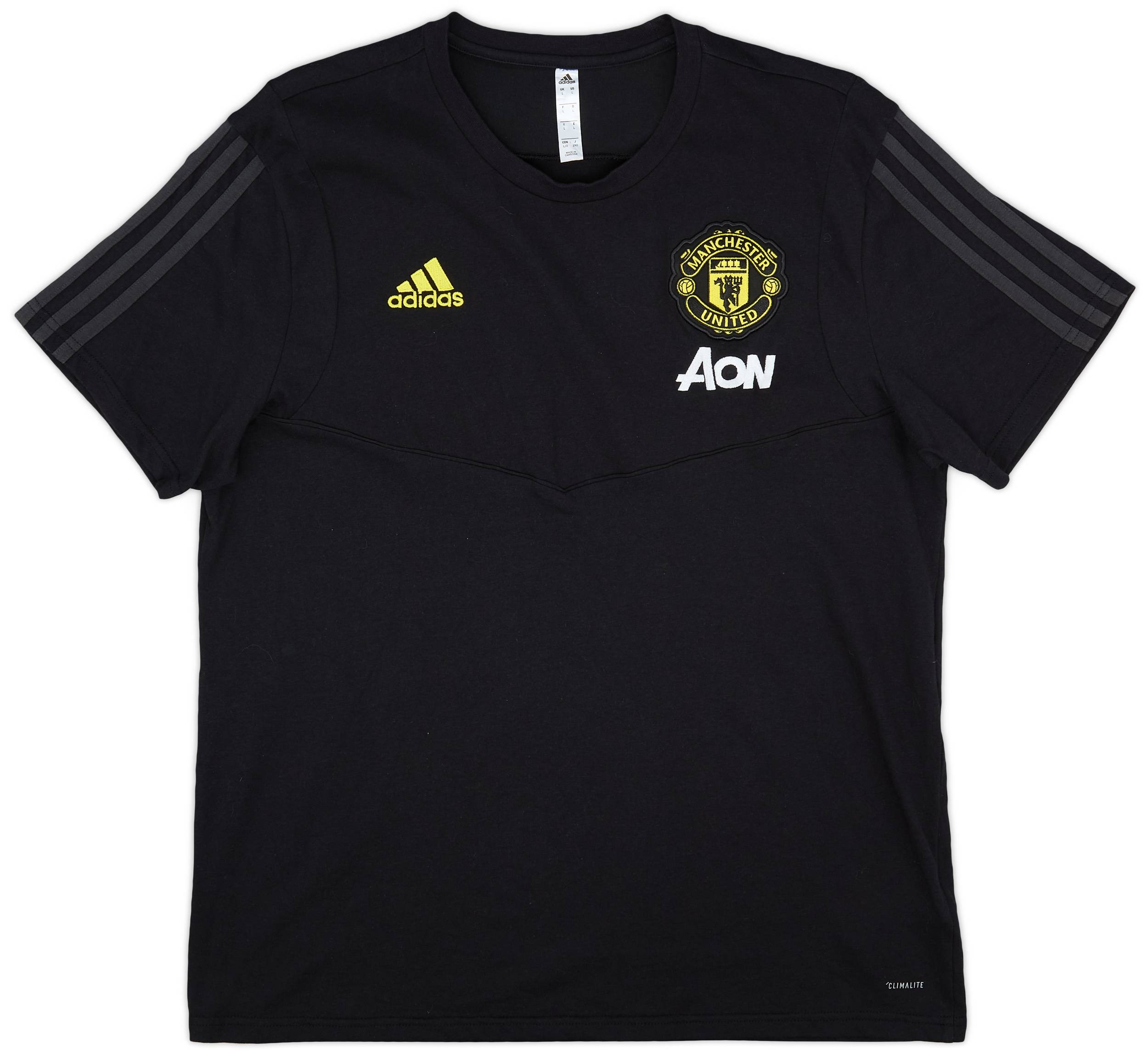 2019-20 Manchester United adidas Cotton Tee - 9/10 - (L)