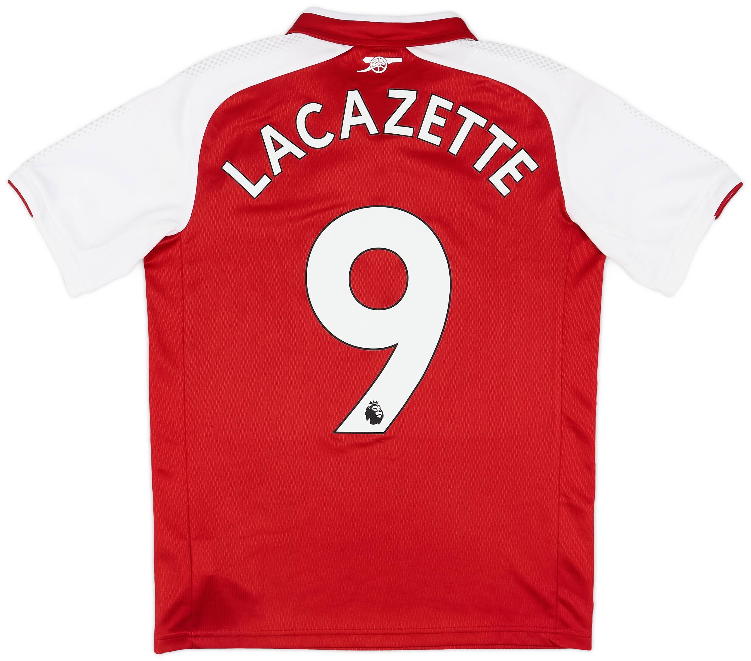 2017-18 Arsenal Home Shirt Lacazette #9 - 9/10 - (L.Boys)