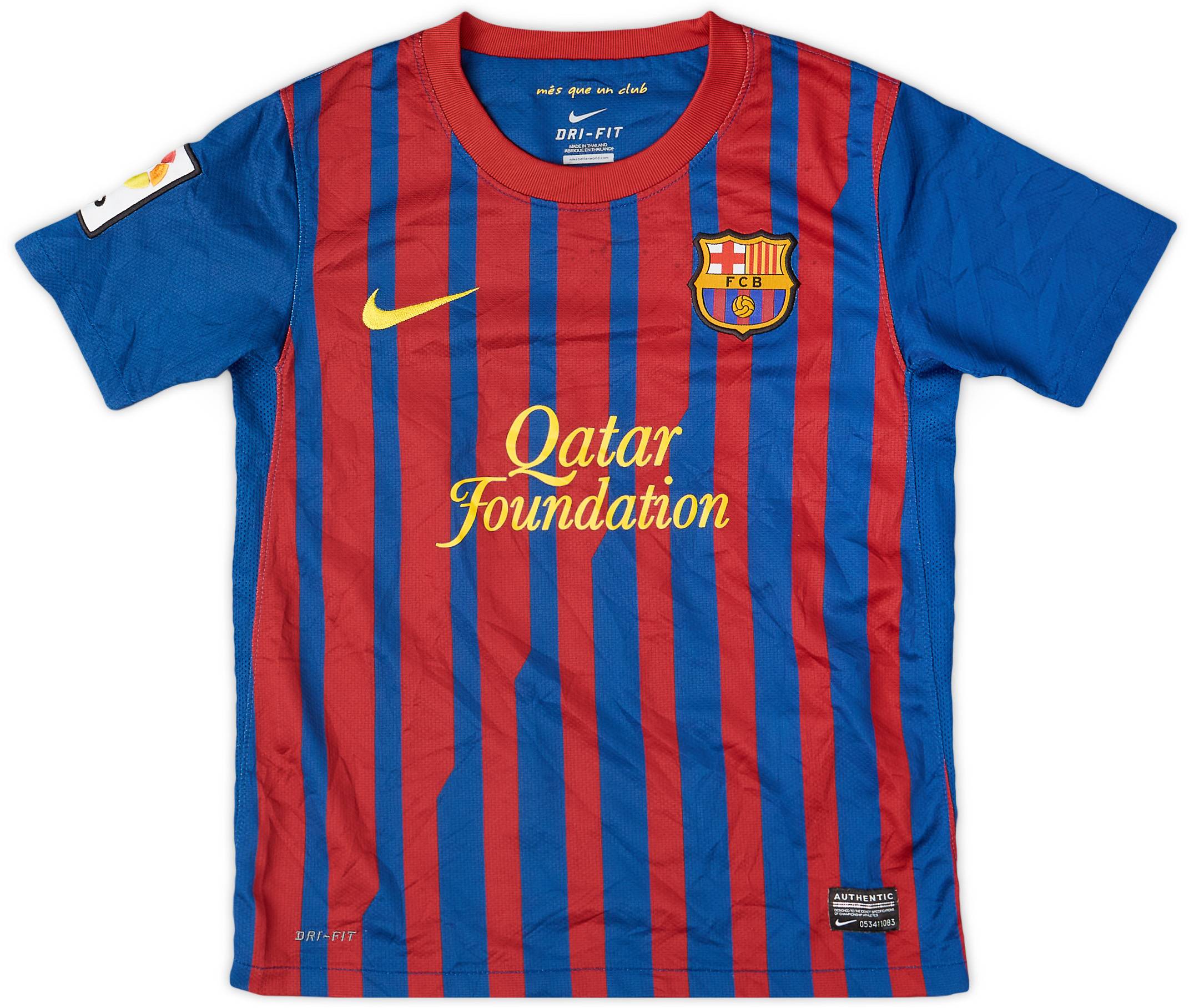 2011-12 Barcelona Home Shirt - 5/10 - (S.Boys)