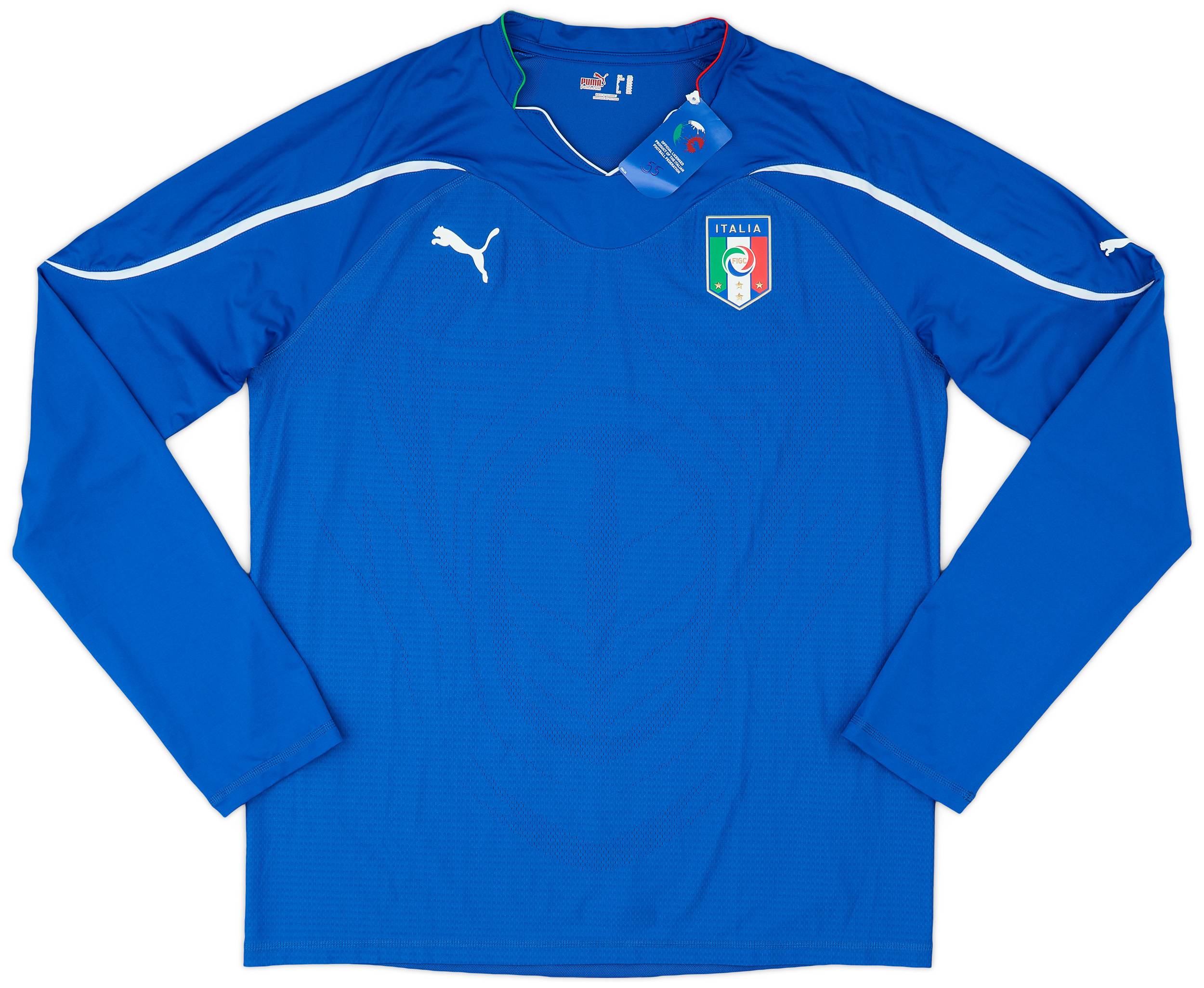 2010-12 Italy Player Issue Home L/S Shirt (3XL)