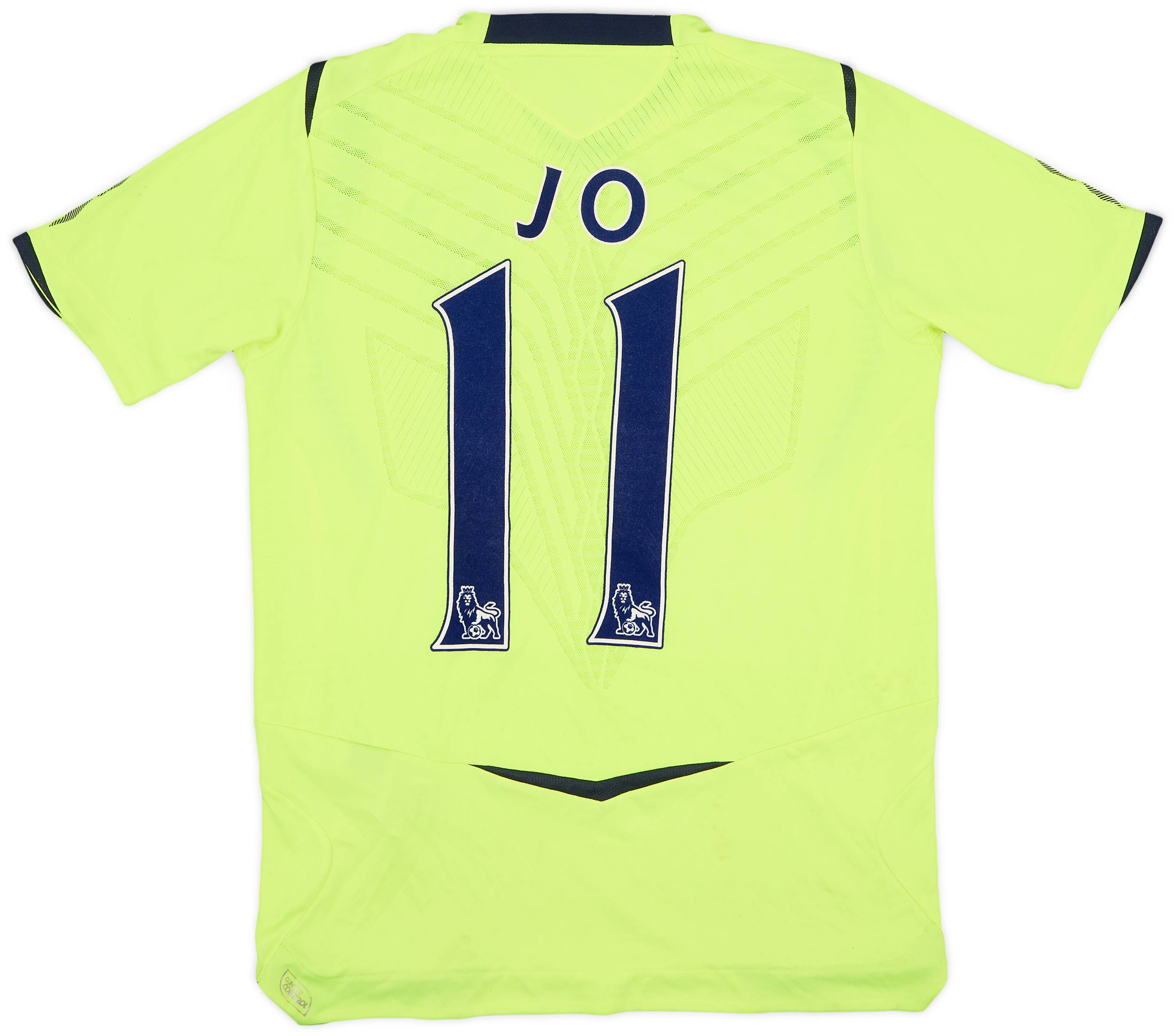 2008-09 Everton Third Shirt Jo #11 - 6/10 - (L.Boys)
