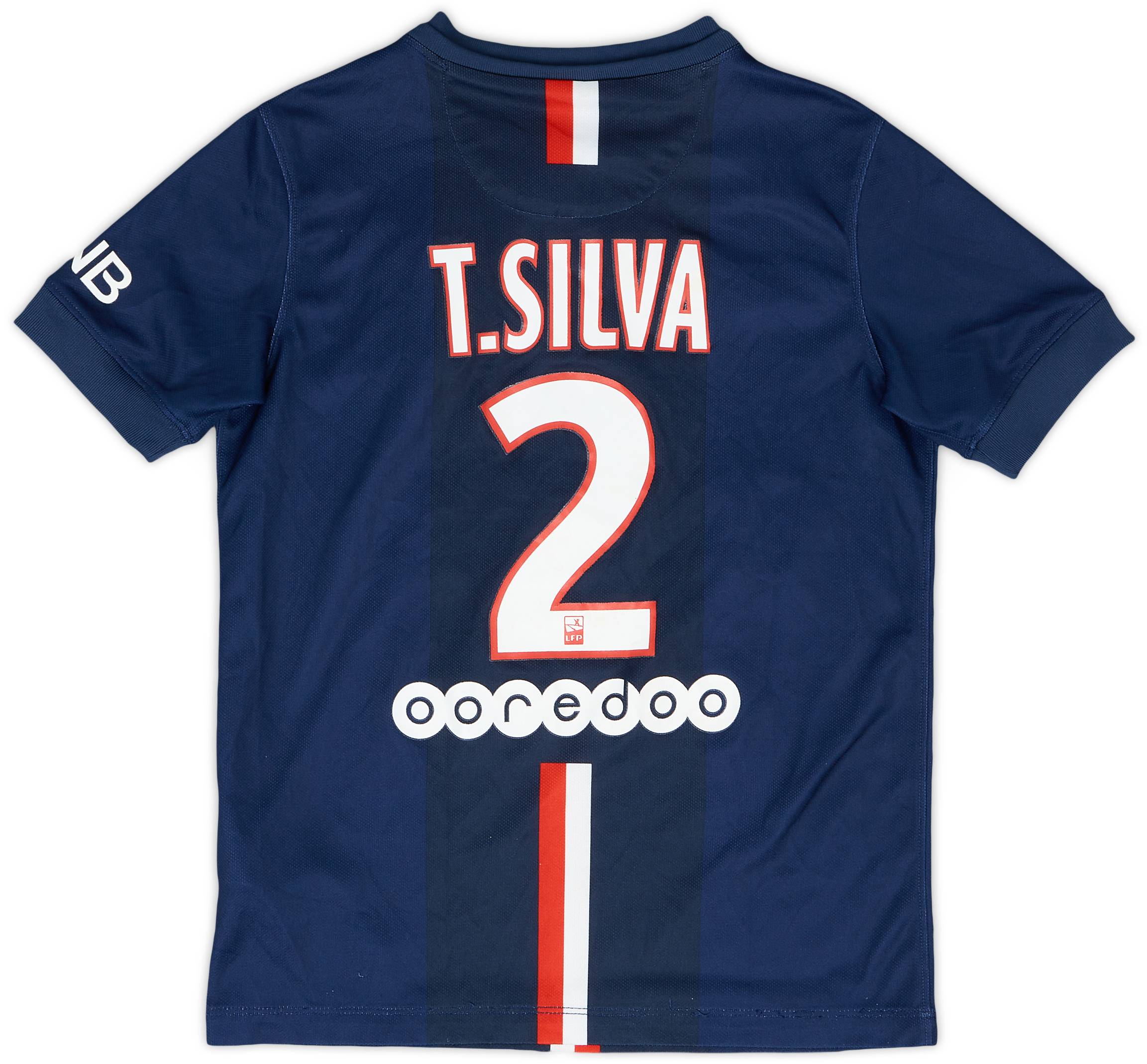 2014-15 Paris Saint-Germain Home Shirt T. Silva #2 - 5/10 - (S.Boys)