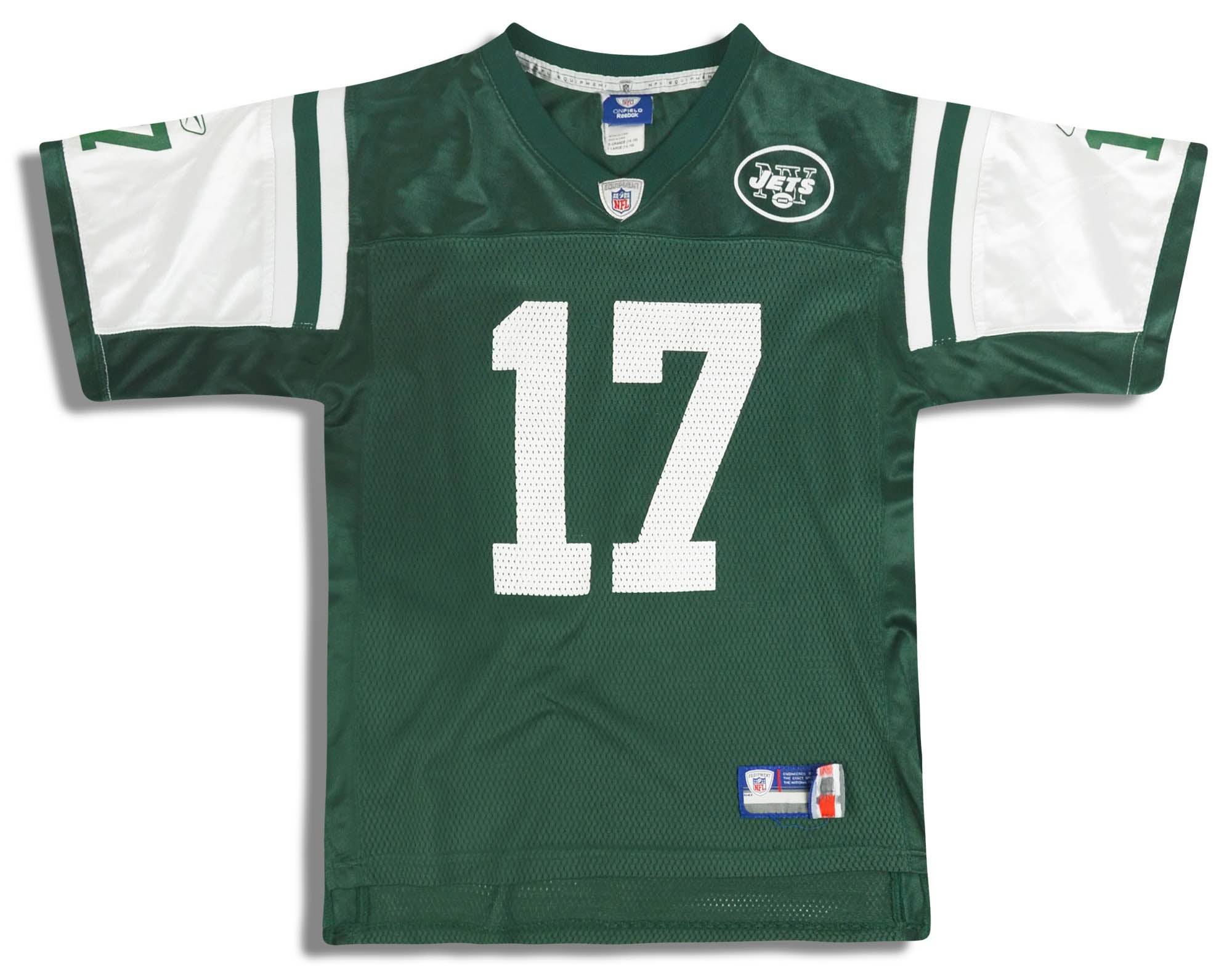 2011 New York Jets Burress #17 Reebok On Field Jersey (Home) Y