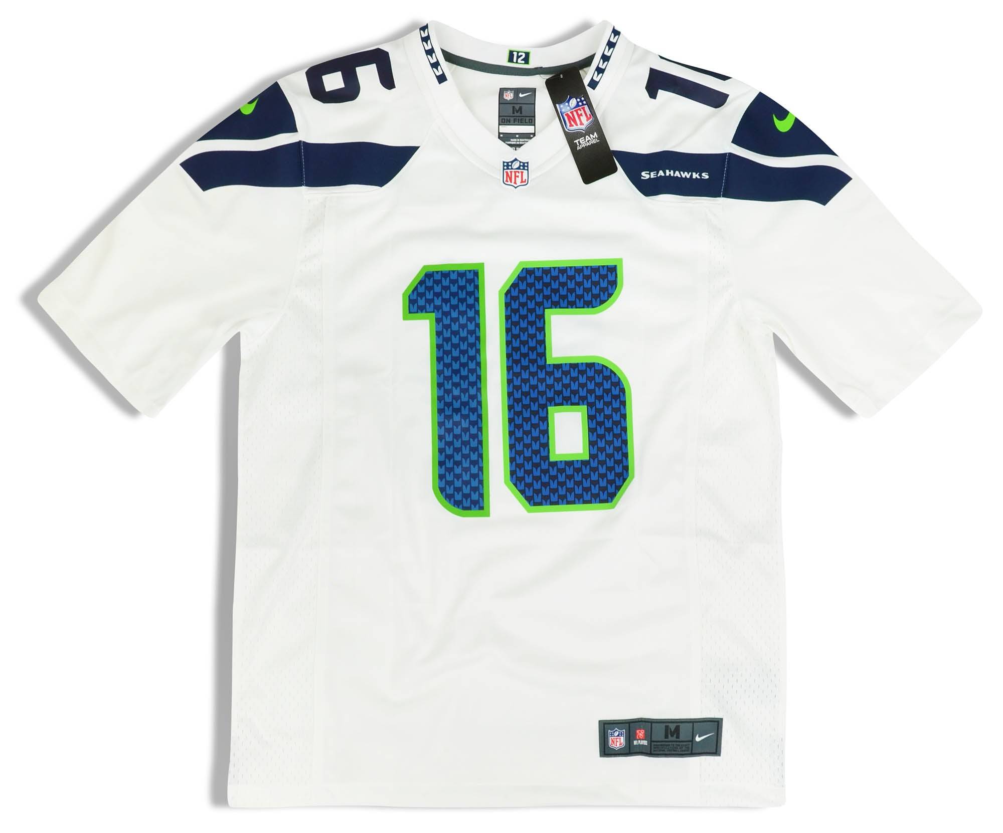 2018-19 Seattle Seahawks Lockett #16 Nike Game Jersey (Away) M - W/Tags
