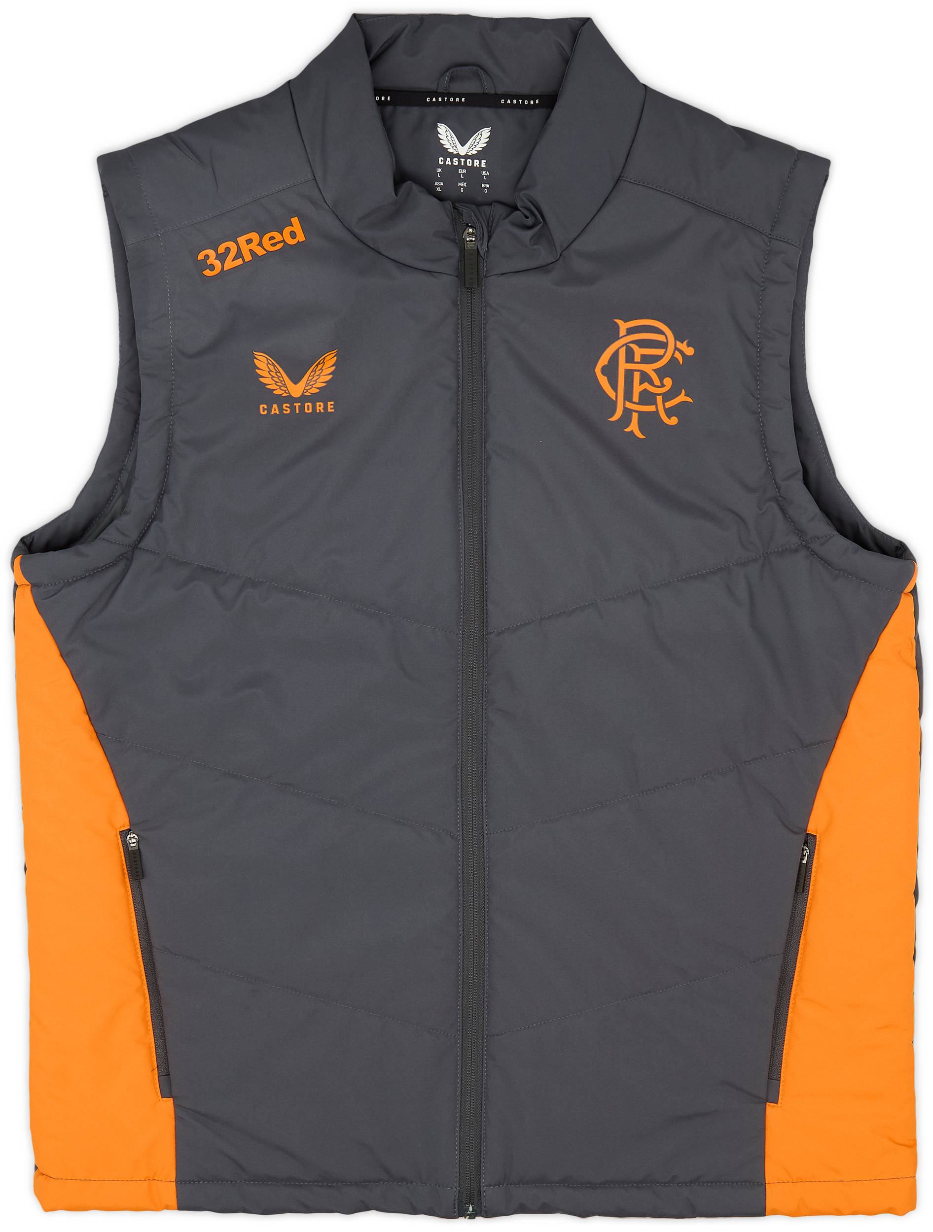 2023-24 Rangers Castore Training Gilet - 8/10