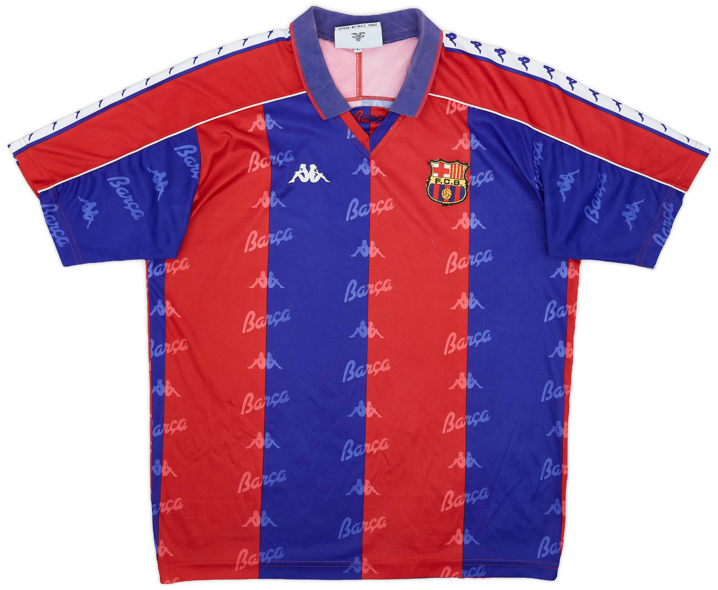 1992-95 Barcelona Home Shirt - 7/10 - (L)