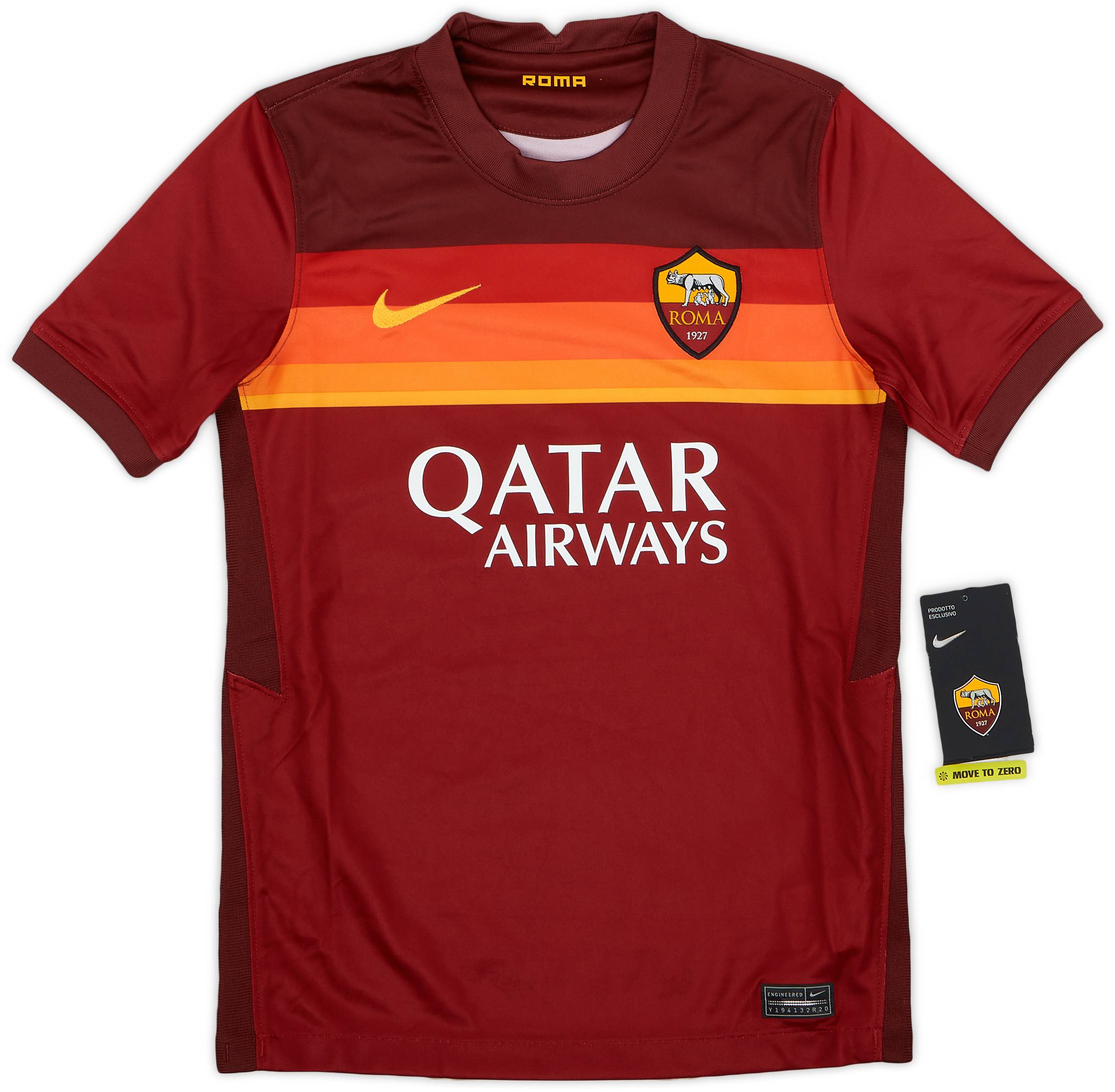 2020-21 Roma Home Shirt (M.Boys)