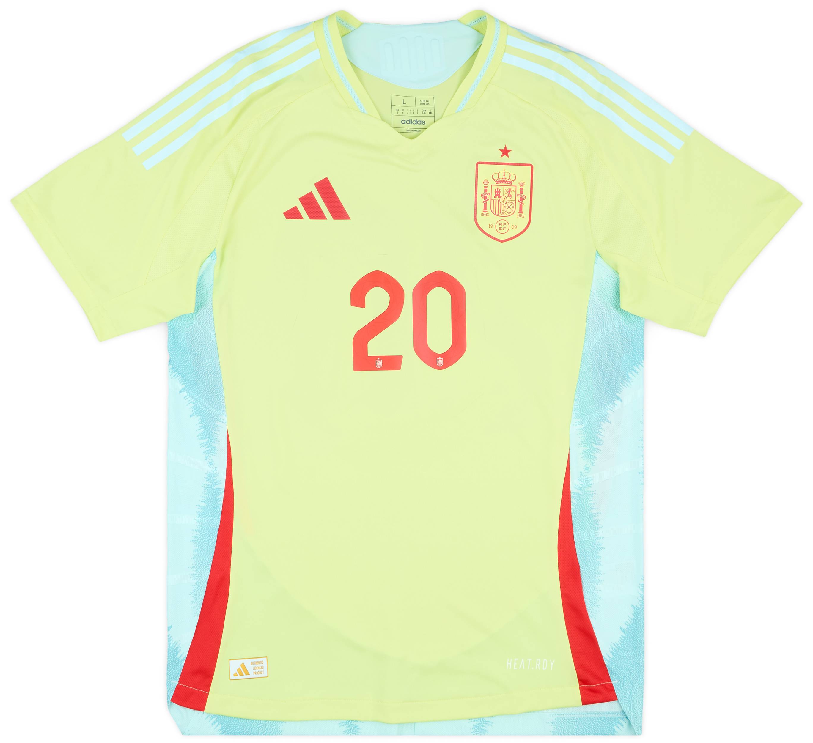 スペイン代表 PEDRI 26 adidas シャツ adidas Men's Spain 2022/23 Authentic Home Jersey w/ Pedri