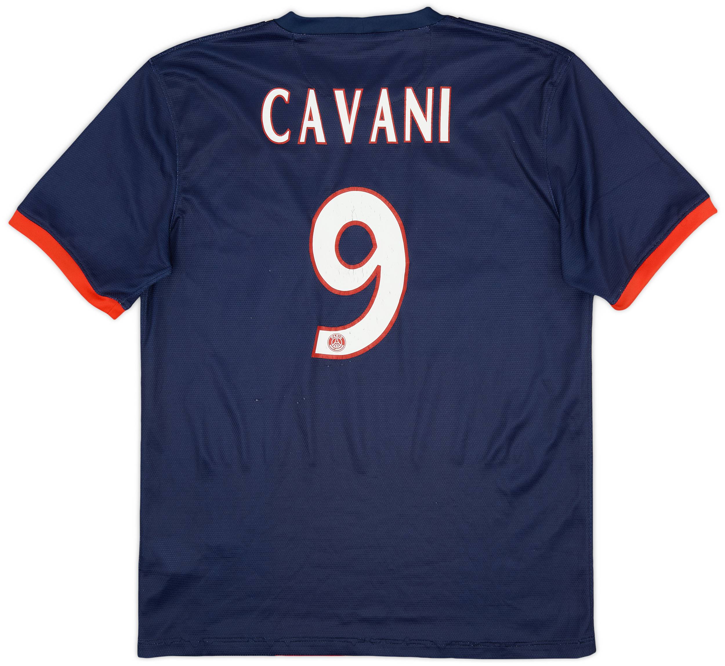 2013 14 Paris Saint Germain Home Shirt Cavani 9 5 10 M