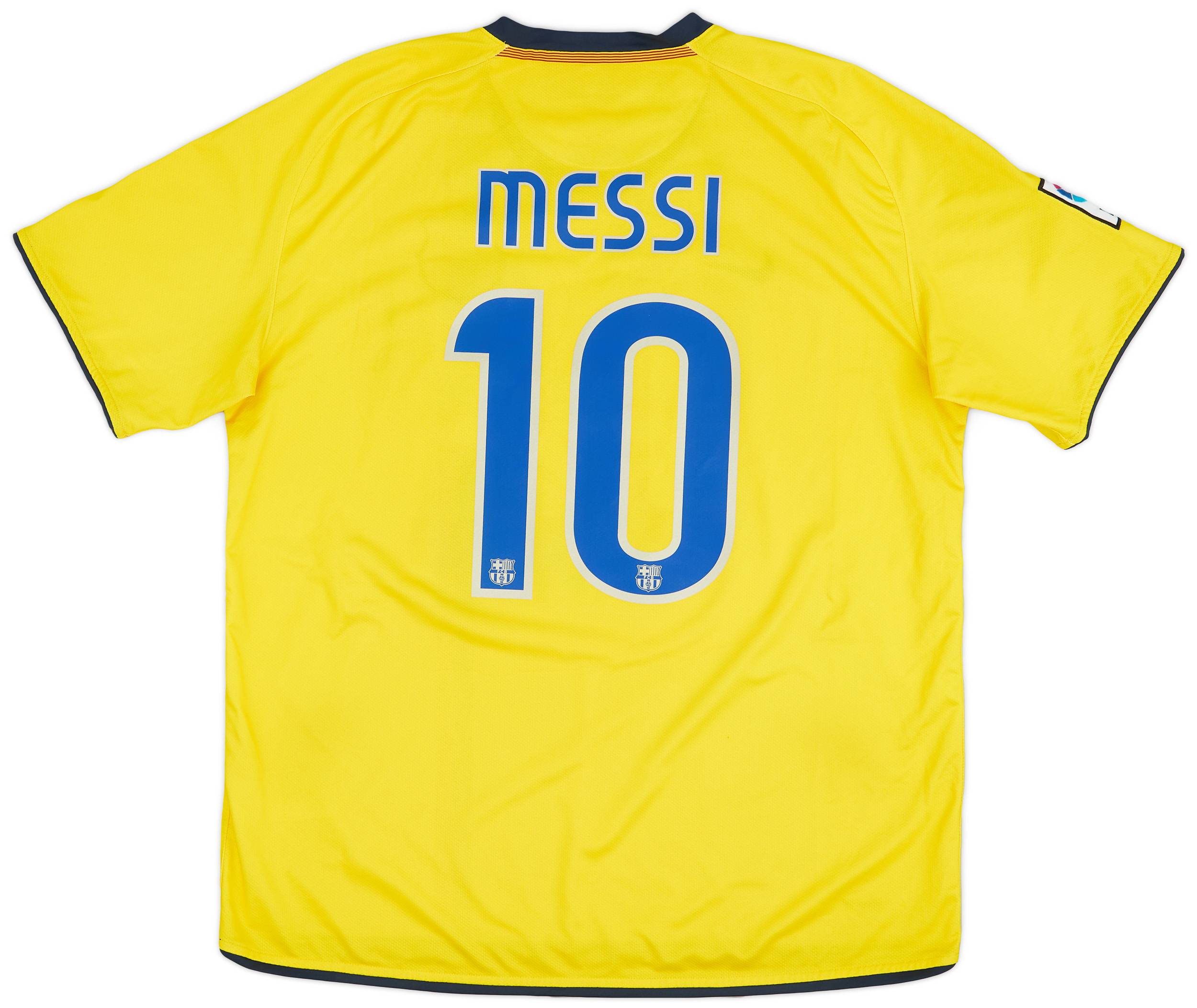 2008-10 Barcelona Away Shirt Messi #10 - 8/10 - (XL)