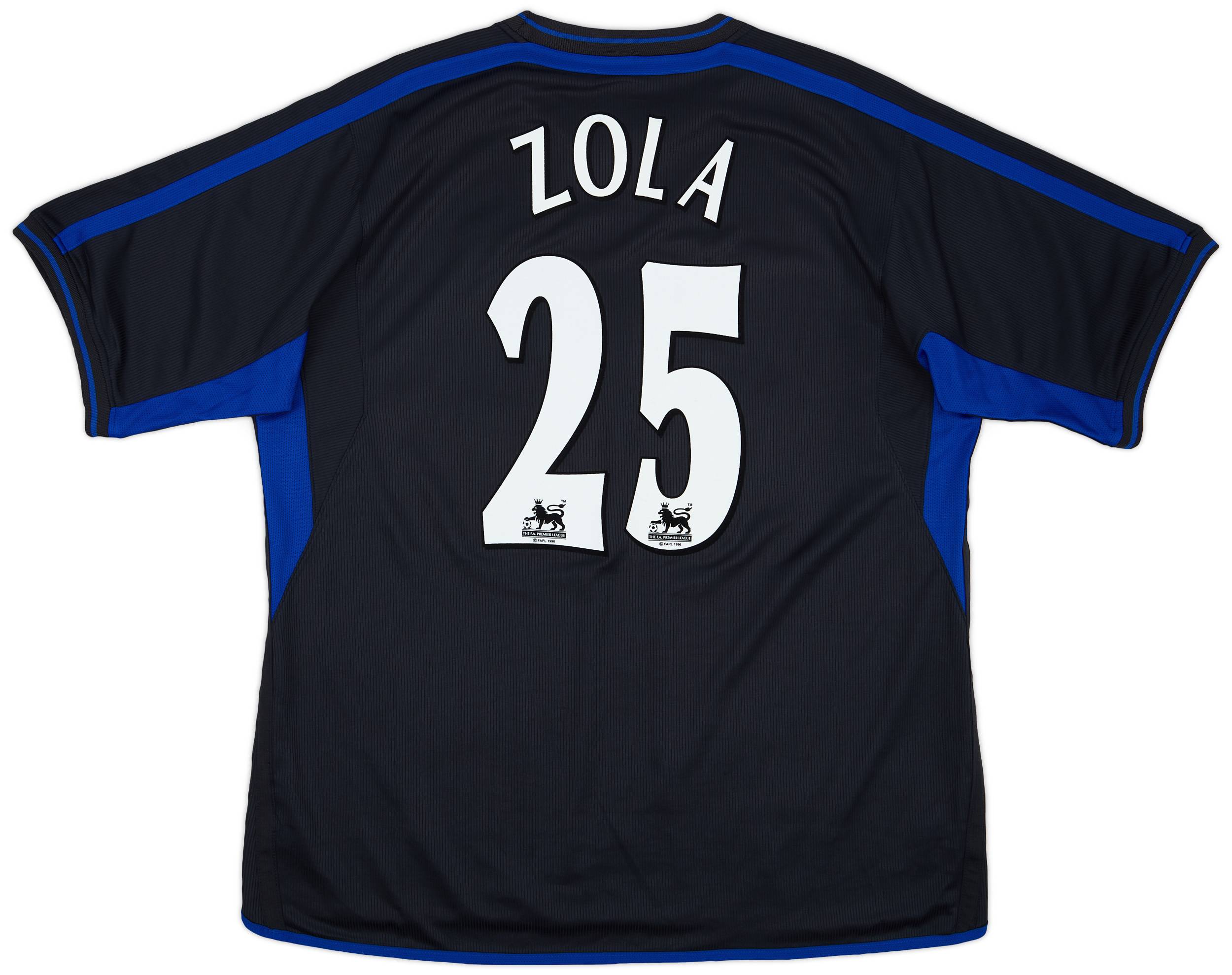 2002-04 Chelsea Away Shirt Zola #25 - 9/10 - (XXL)