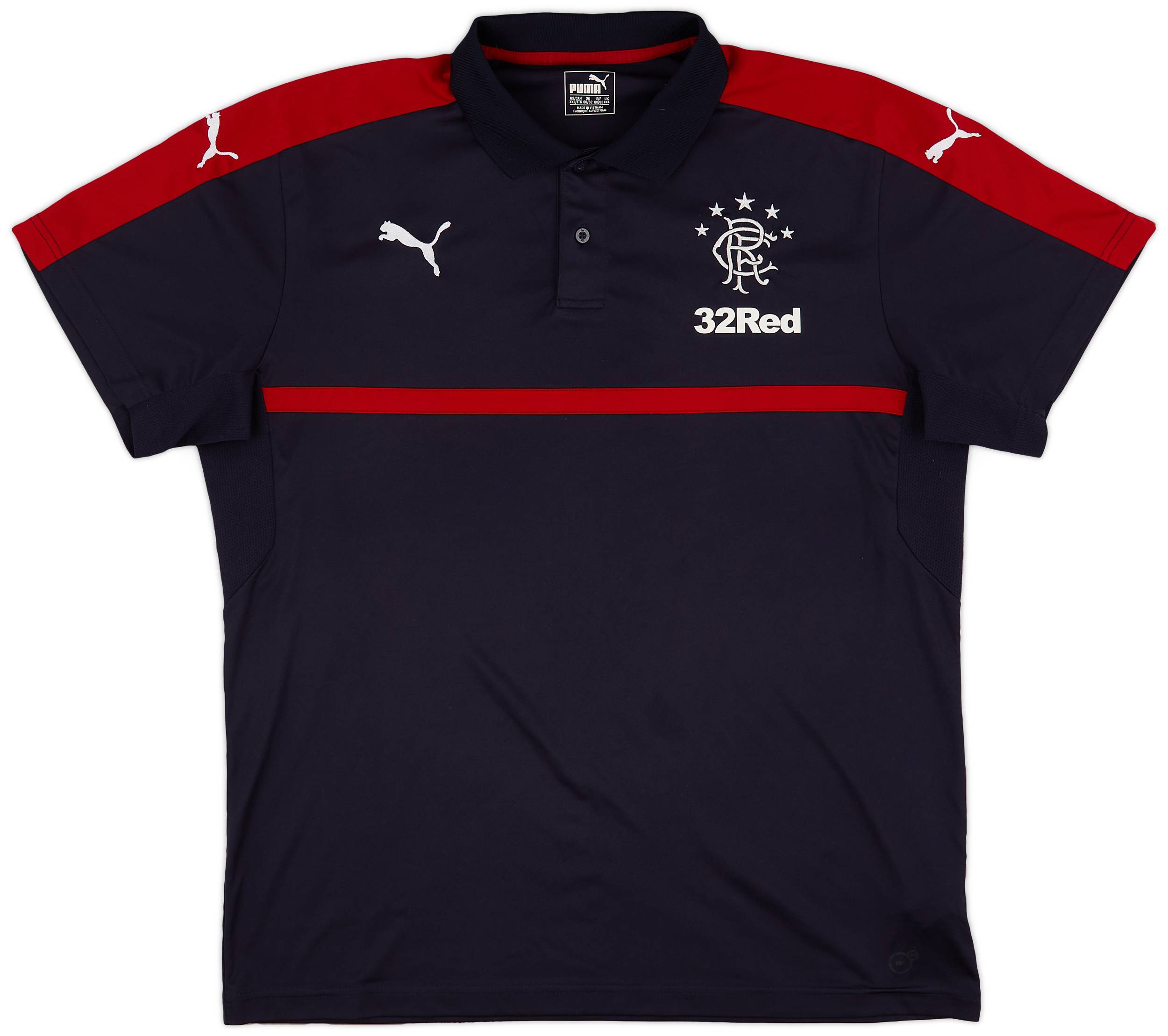 2016 17 Rangers Puma Polo Shirt 10 10 XXL