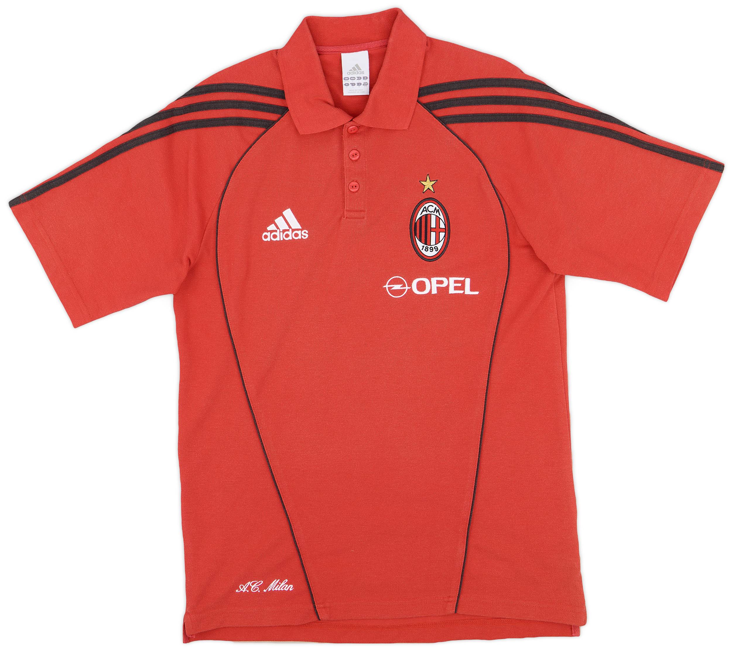 2005-06 AC Milan adidas Polo Shirt - 9/10 - (S)