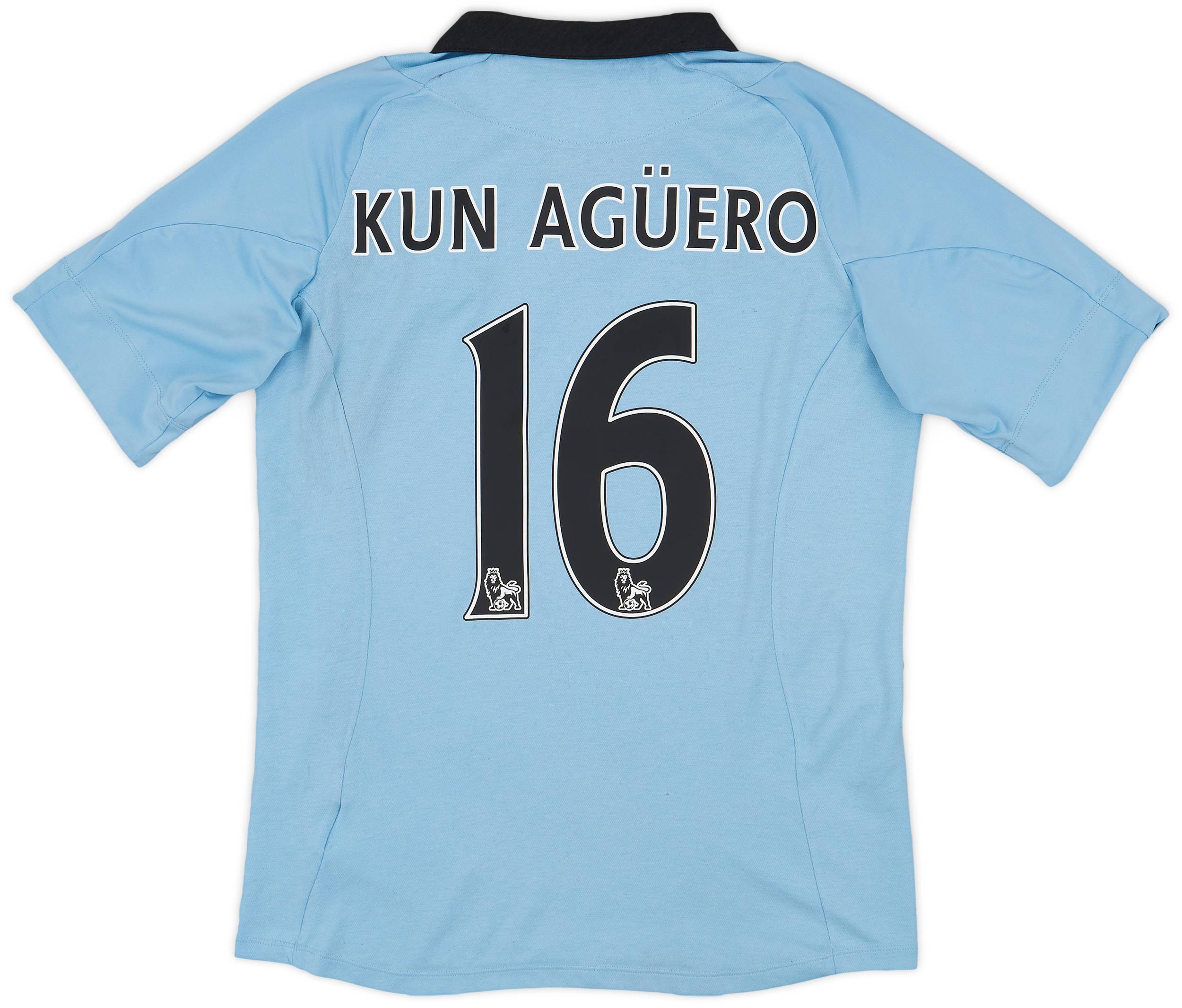 2012-13 Manchester City Home Shirt Kun Aguero #16 - 7/10 - (S)