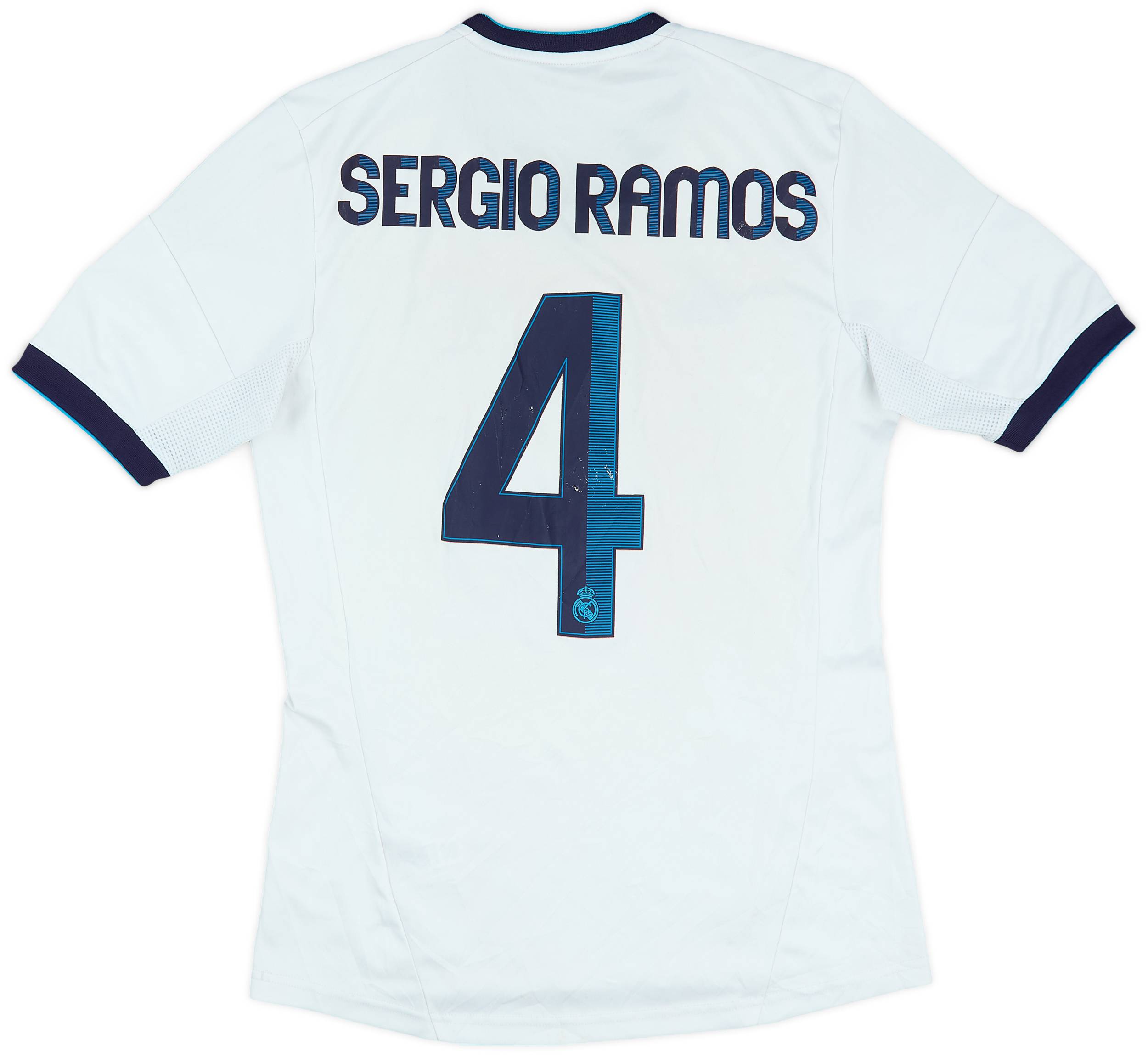 2012-13 Real Madrid Home Shirt Sergio Ramos #4 - 4/10 - (S)