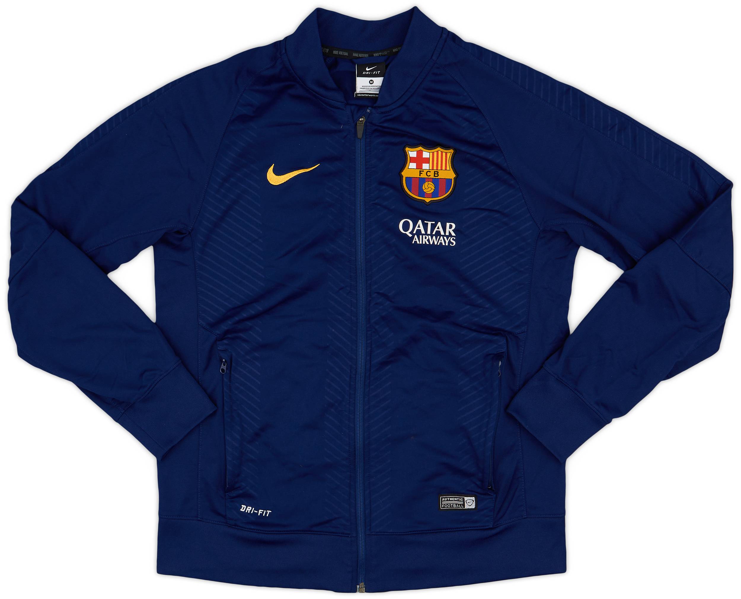 FC BARCELONA FOOTBALL JACKET ORIGINAL NIKE SIZE XL TRACK TOP