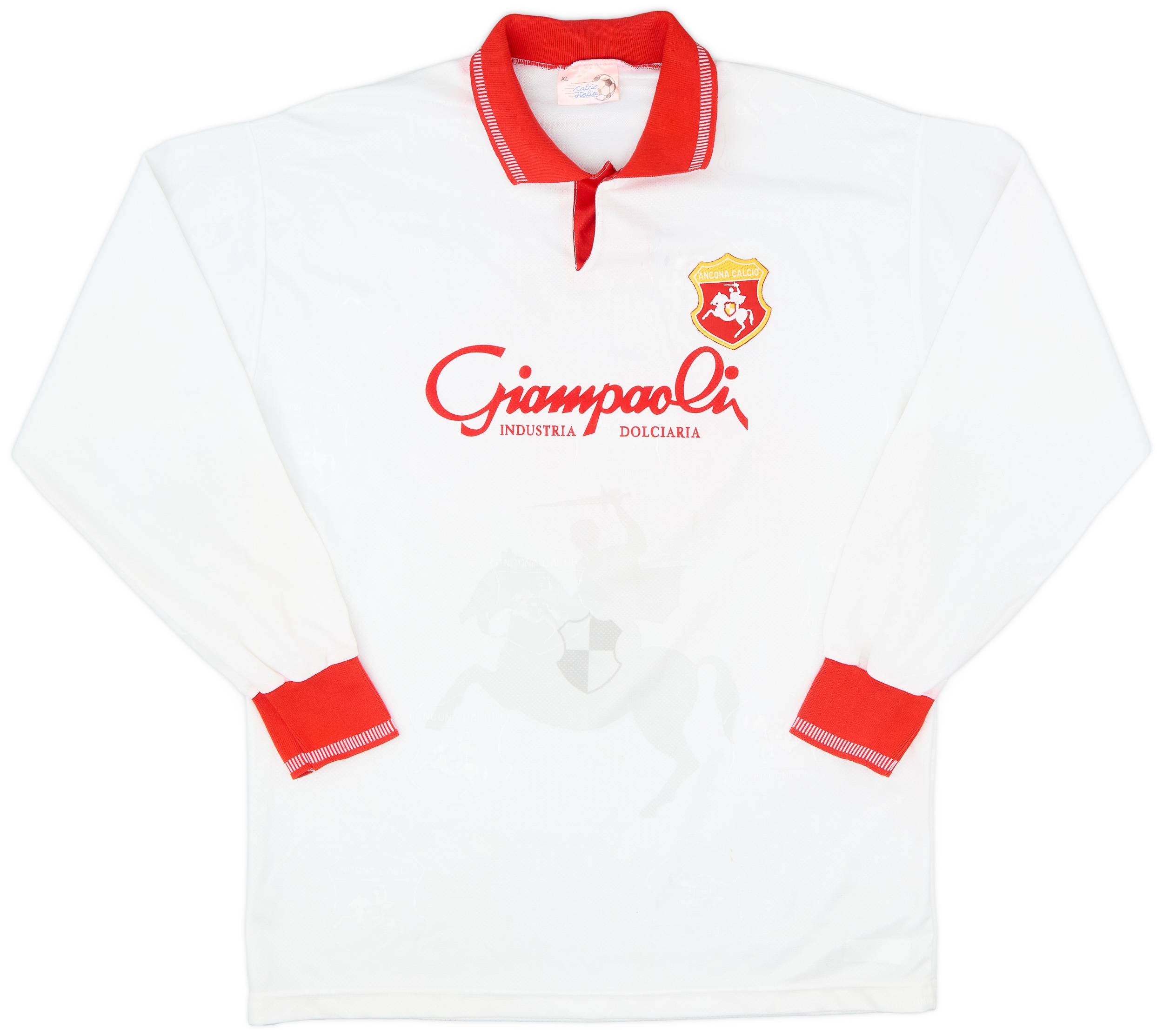 1993-94 Ancona Away L/S Shirt #5 - 9/10 - (XL)