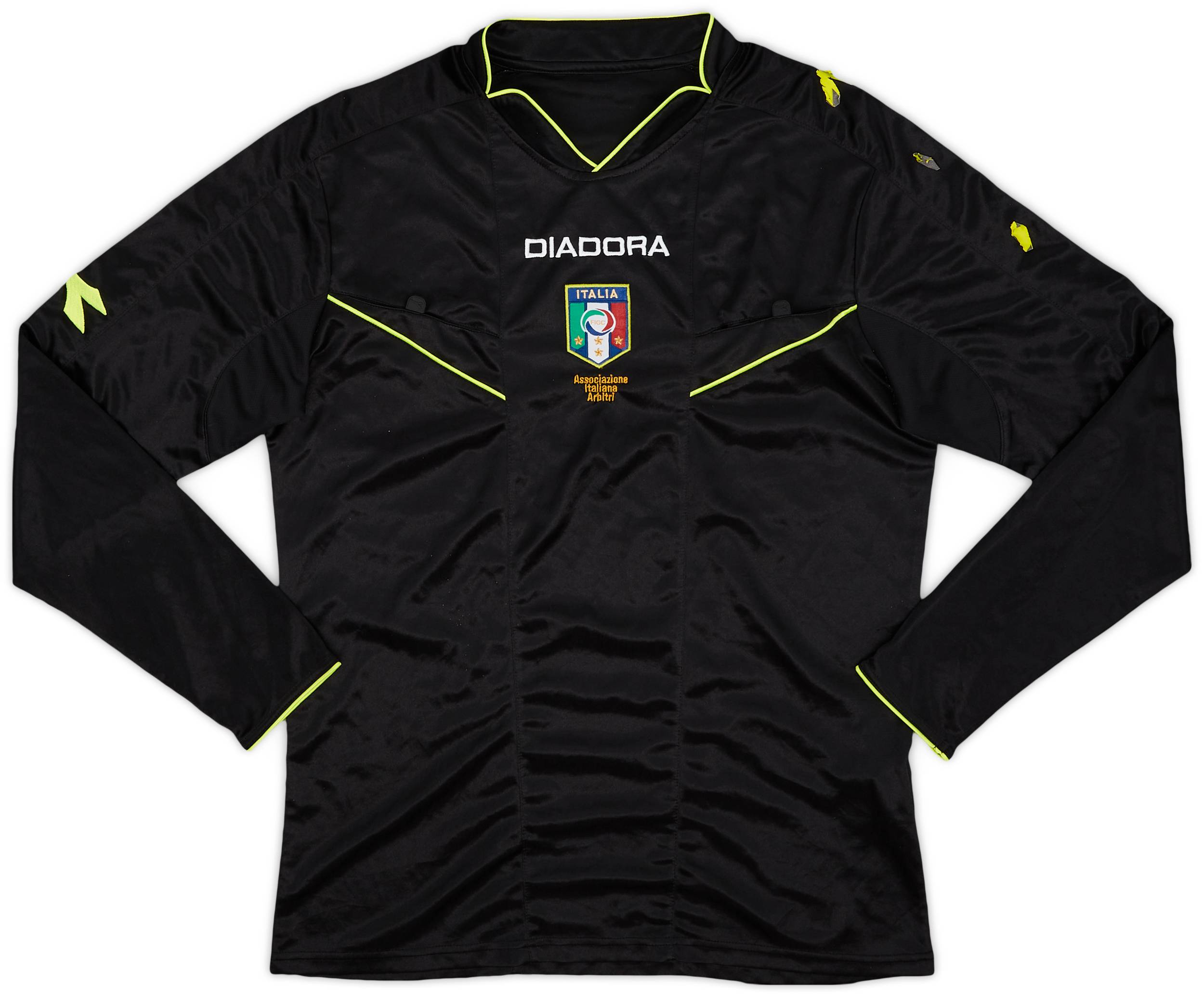 2013-14 Italy Diadora Referee L/S Shirt - 5/10 - (L)