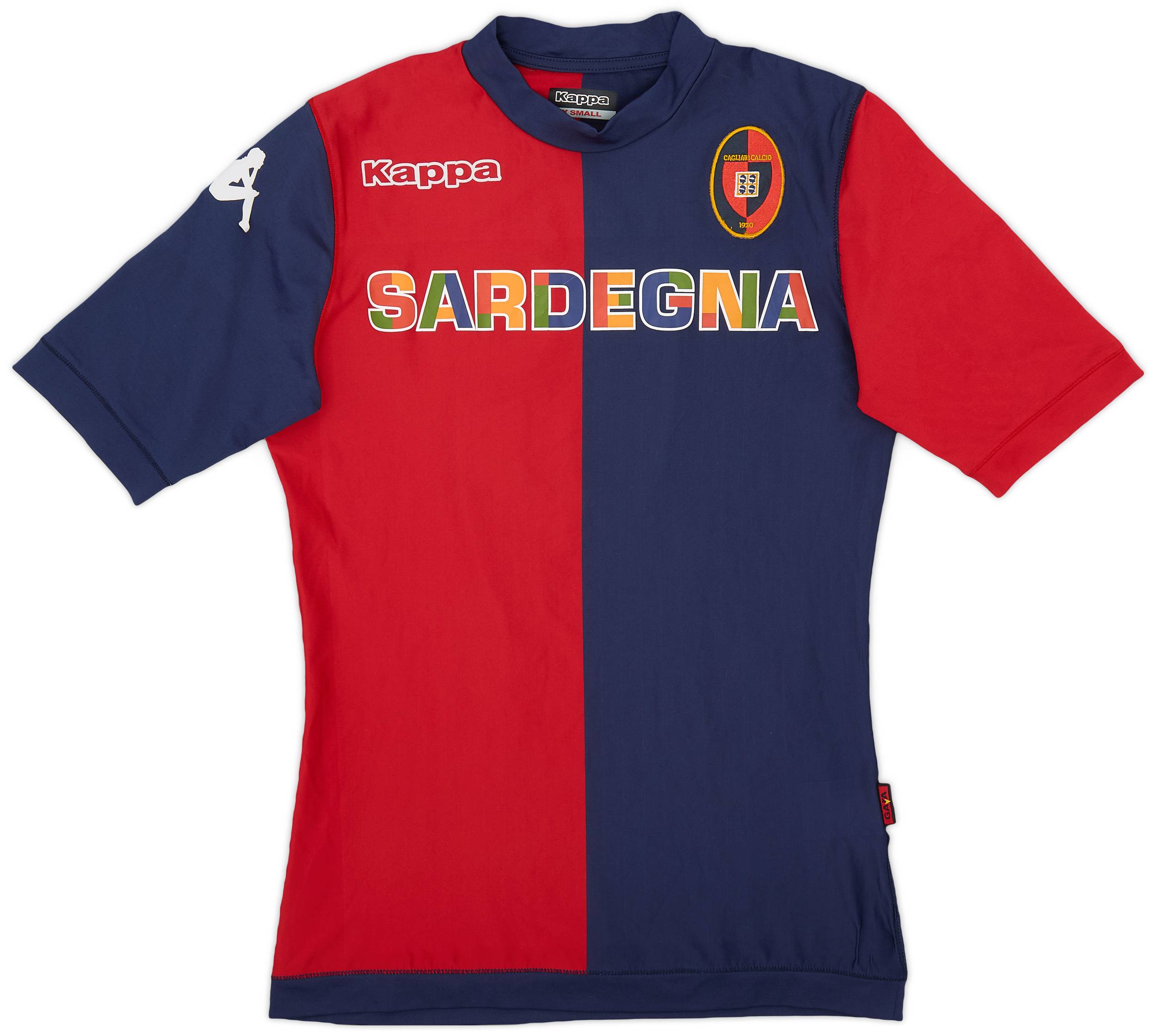 2012-13 Cagliari Home Shirt #4 - 6/10 - (XS)