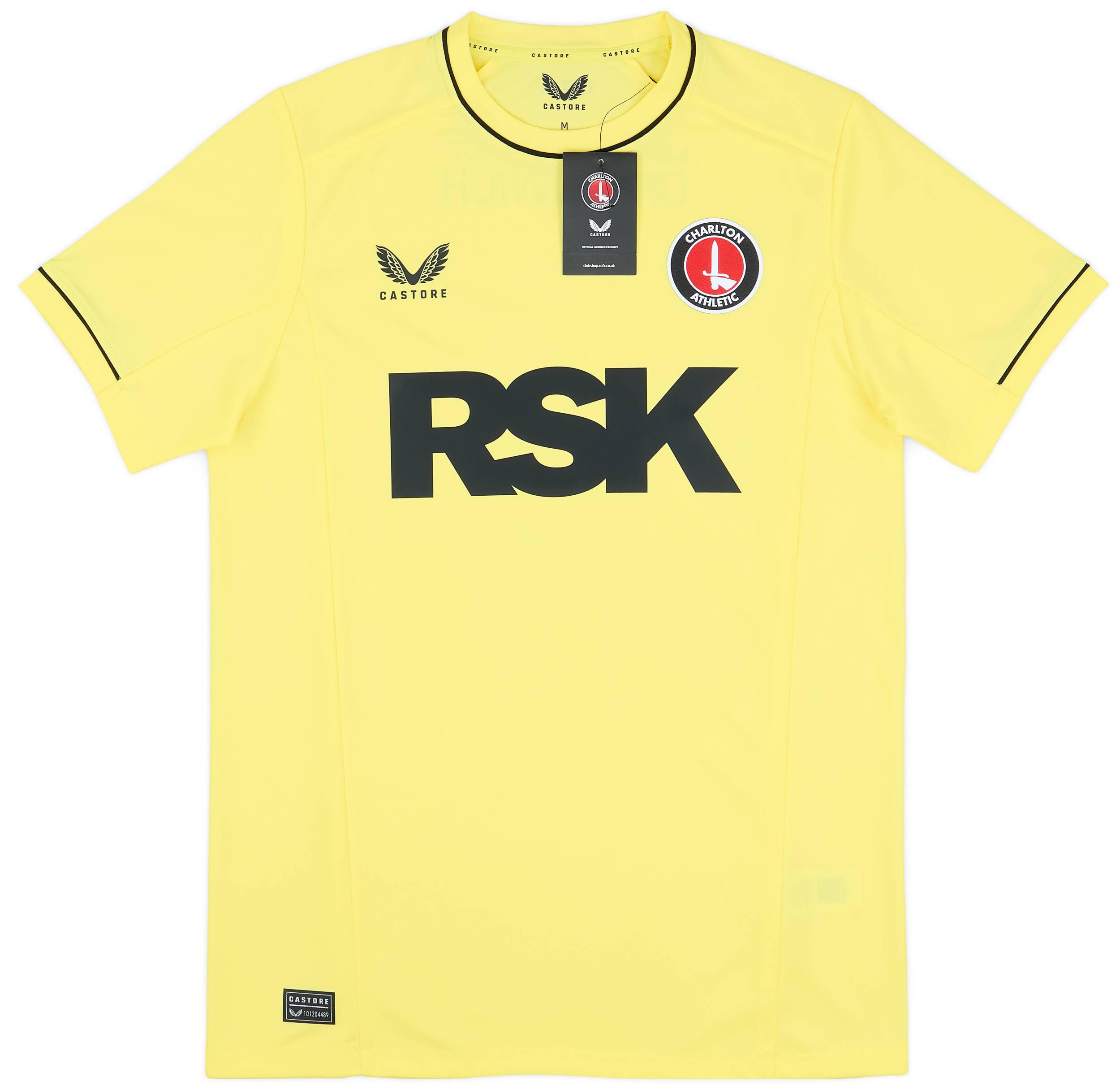 Yellow Charlton Athletic Football Club Shop 2022-23 Charlton GK