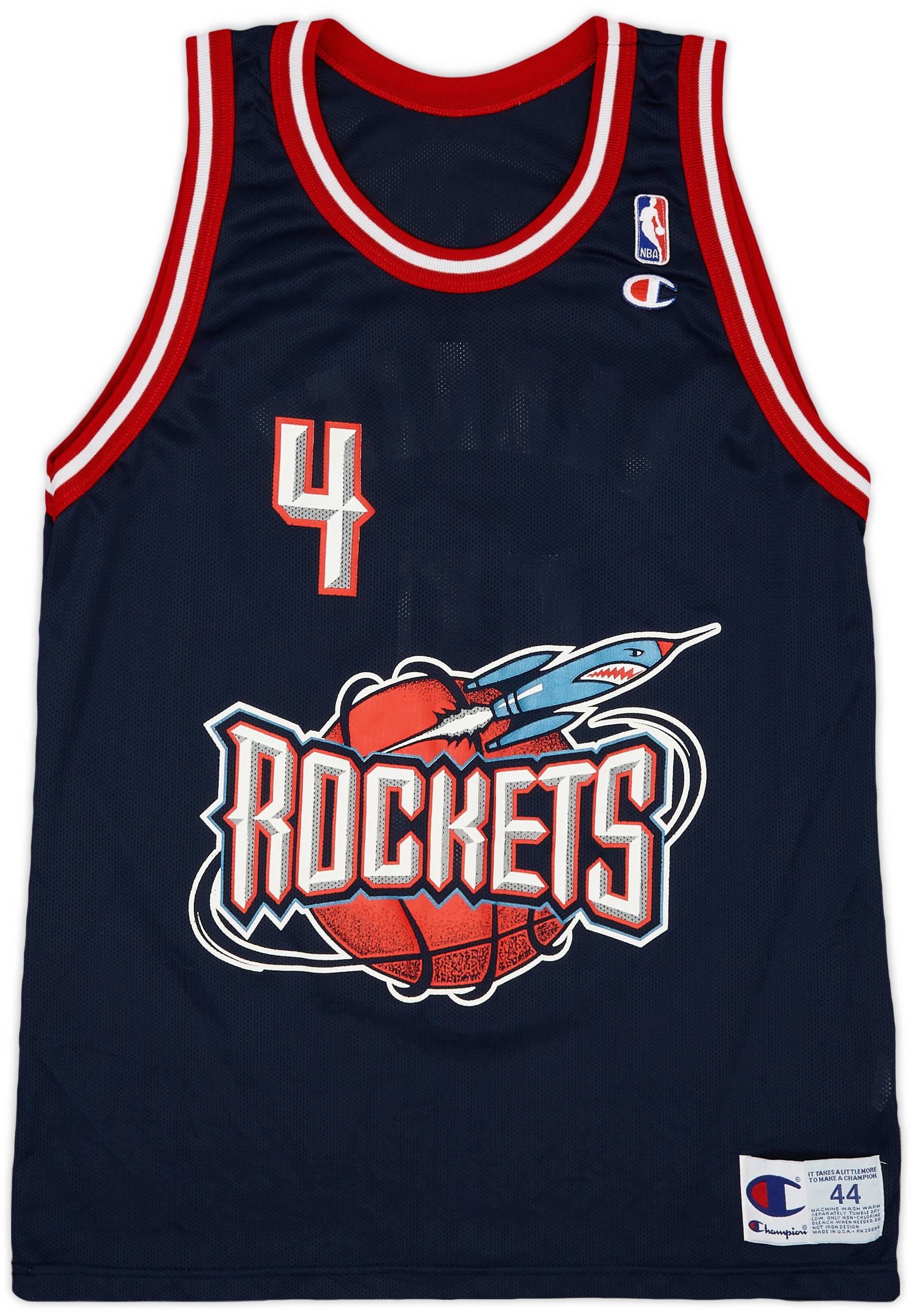 1996-00 Houston Rockets Barkley #4 Champion Away Jersey - 9/10 - (L)