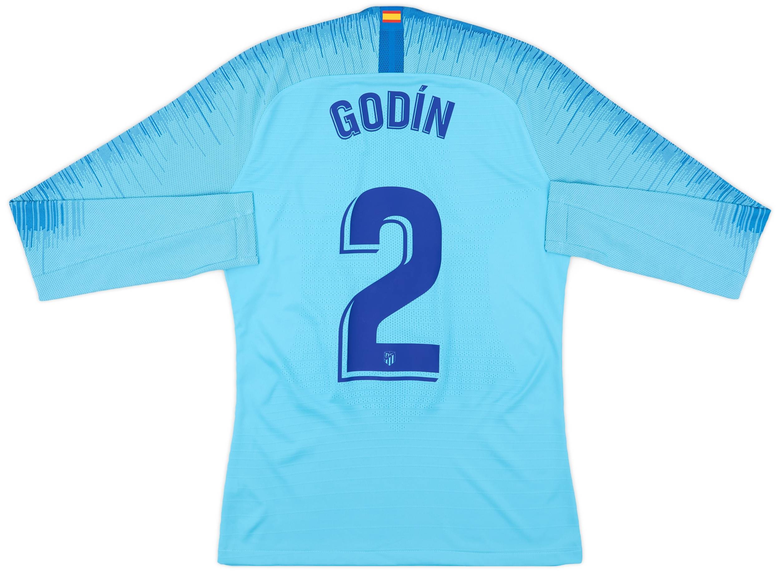 アトレティコ・マドリード GODÍN 2 シャツ 2018-19 Atletico Madrid Player Issue Away Shirt Godin #2 (M)