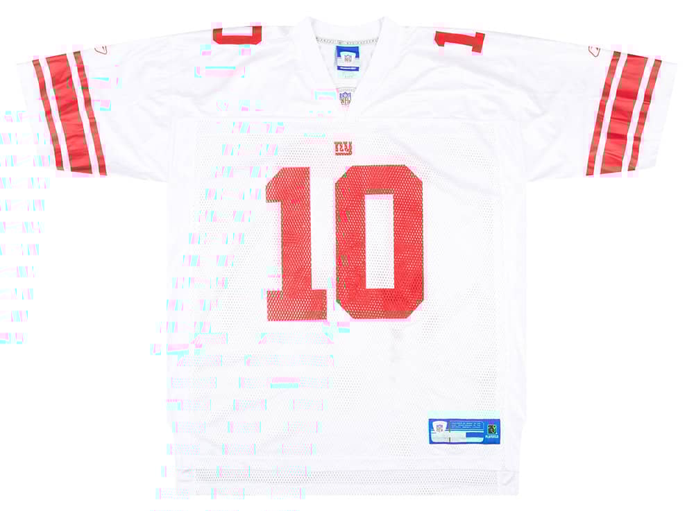 2005-06 New York Giants Manning #10 Reebok On Field Away Jersey (Very Good) XL