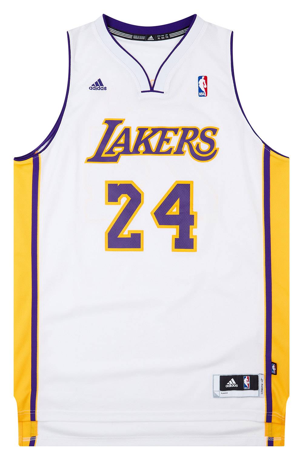 2010 14 LA Lakers Bryant 24 adidas Swingman Alternate Jersey Very Good XS