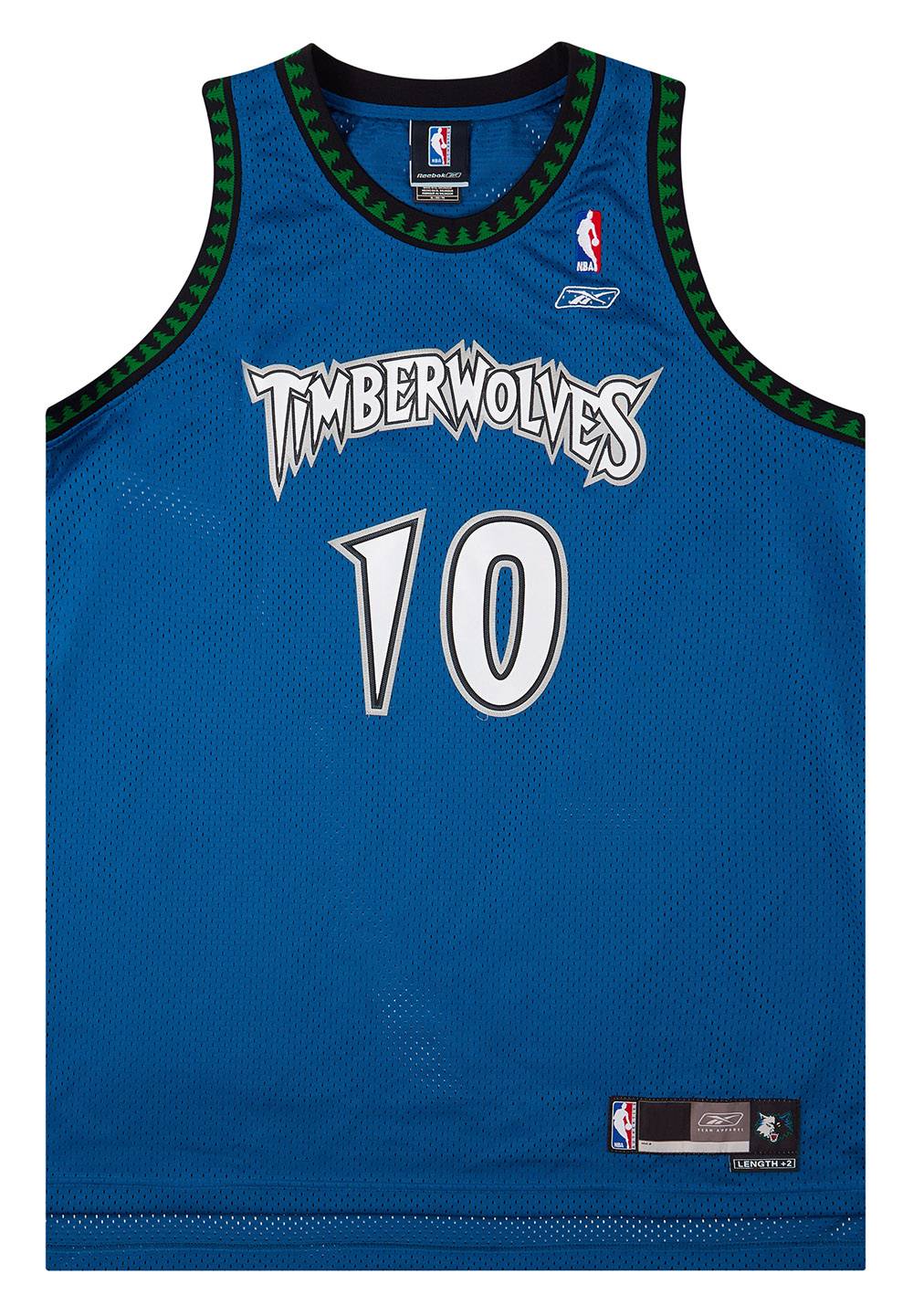 2004 06 Minnesota Timberwolves Szczerbiak 10 Reebok Swingman Away Jersey Excellent XL