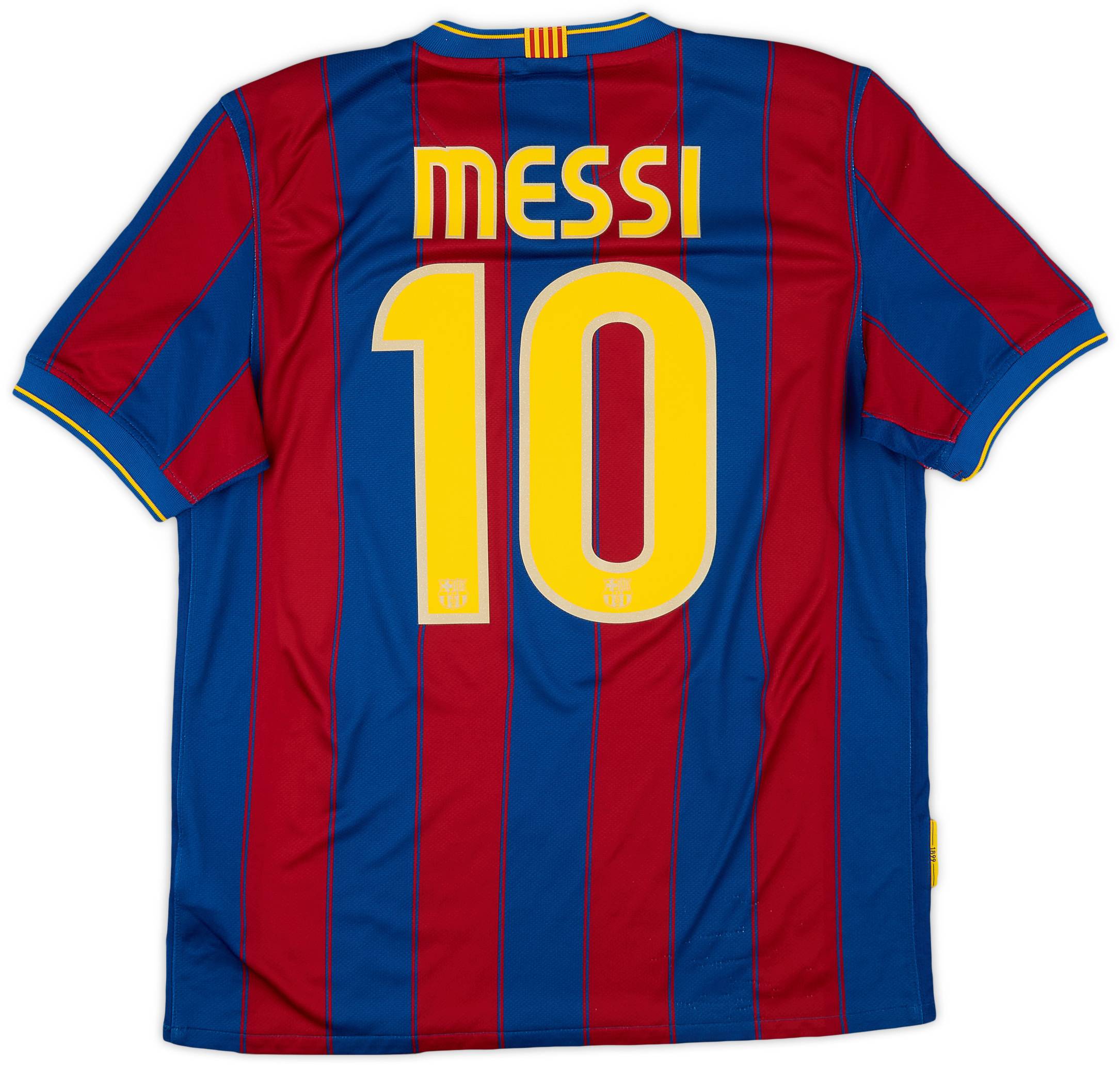 2009-10 Barcelona Home Shirt Messi #10 - 8/10 - (M)