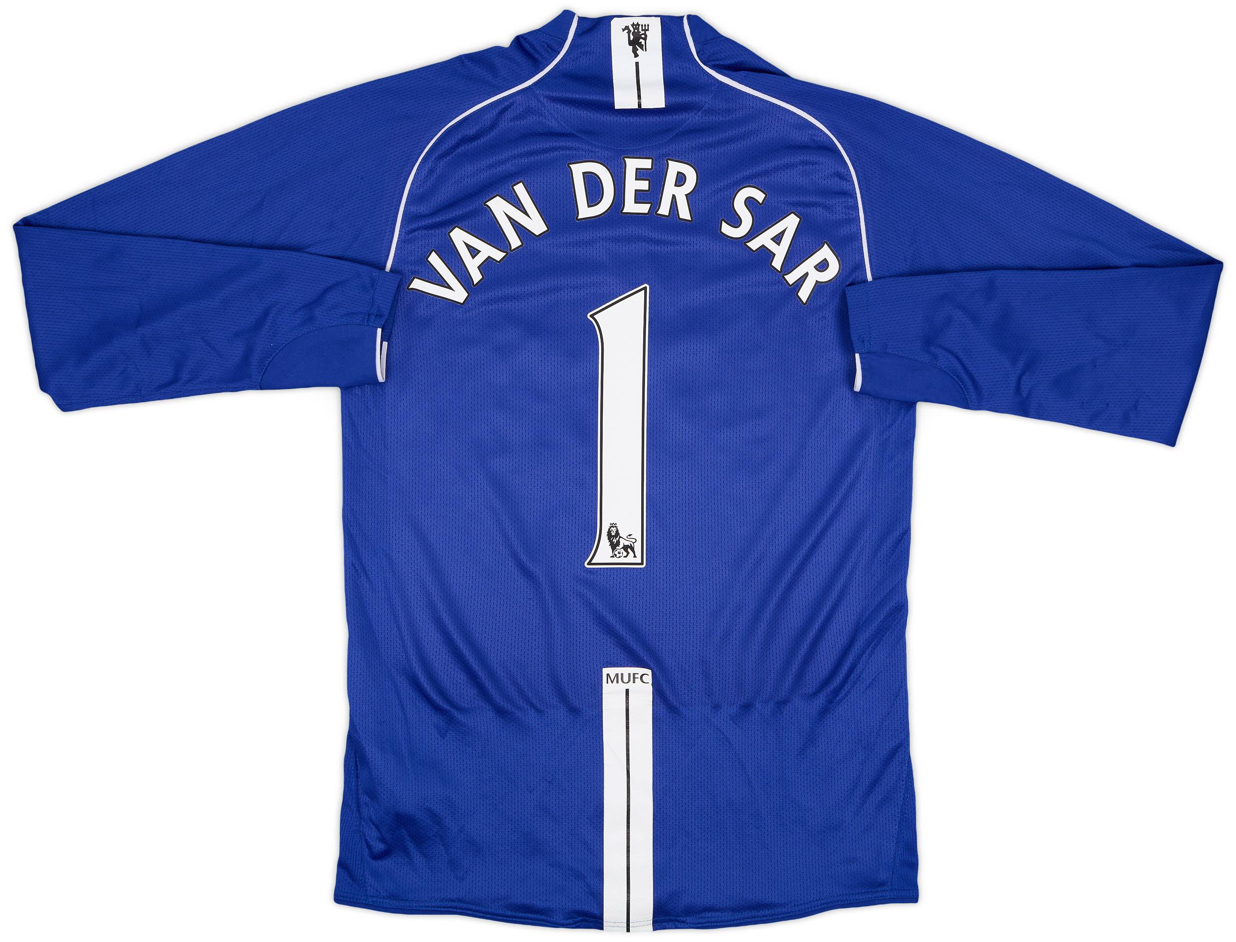 2007-08 Manchester United GK Shirt Van Der Sar #1 - 9/10 - (S)
