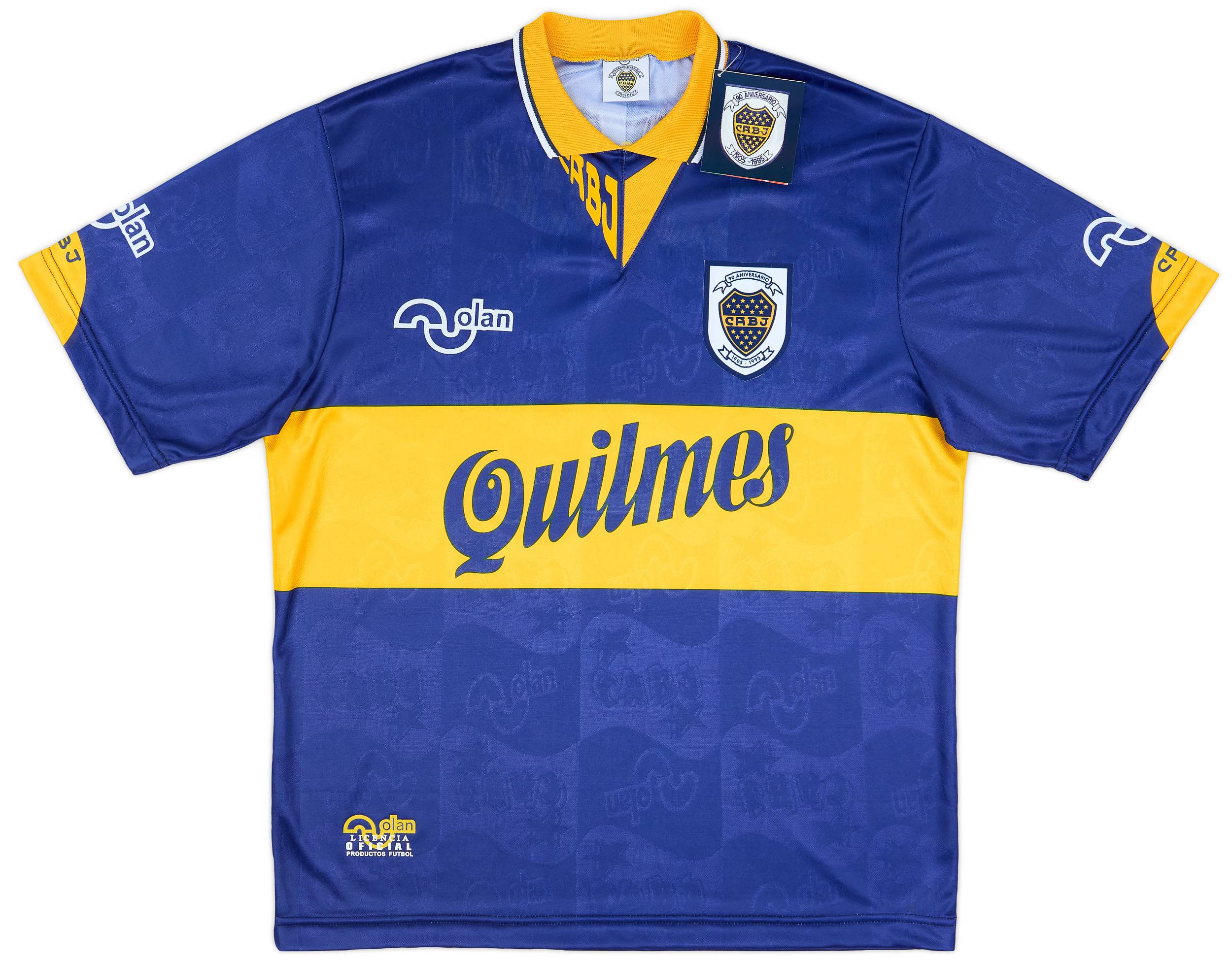 1995-96 Boca Juniors Olan Reissue Home Shirt