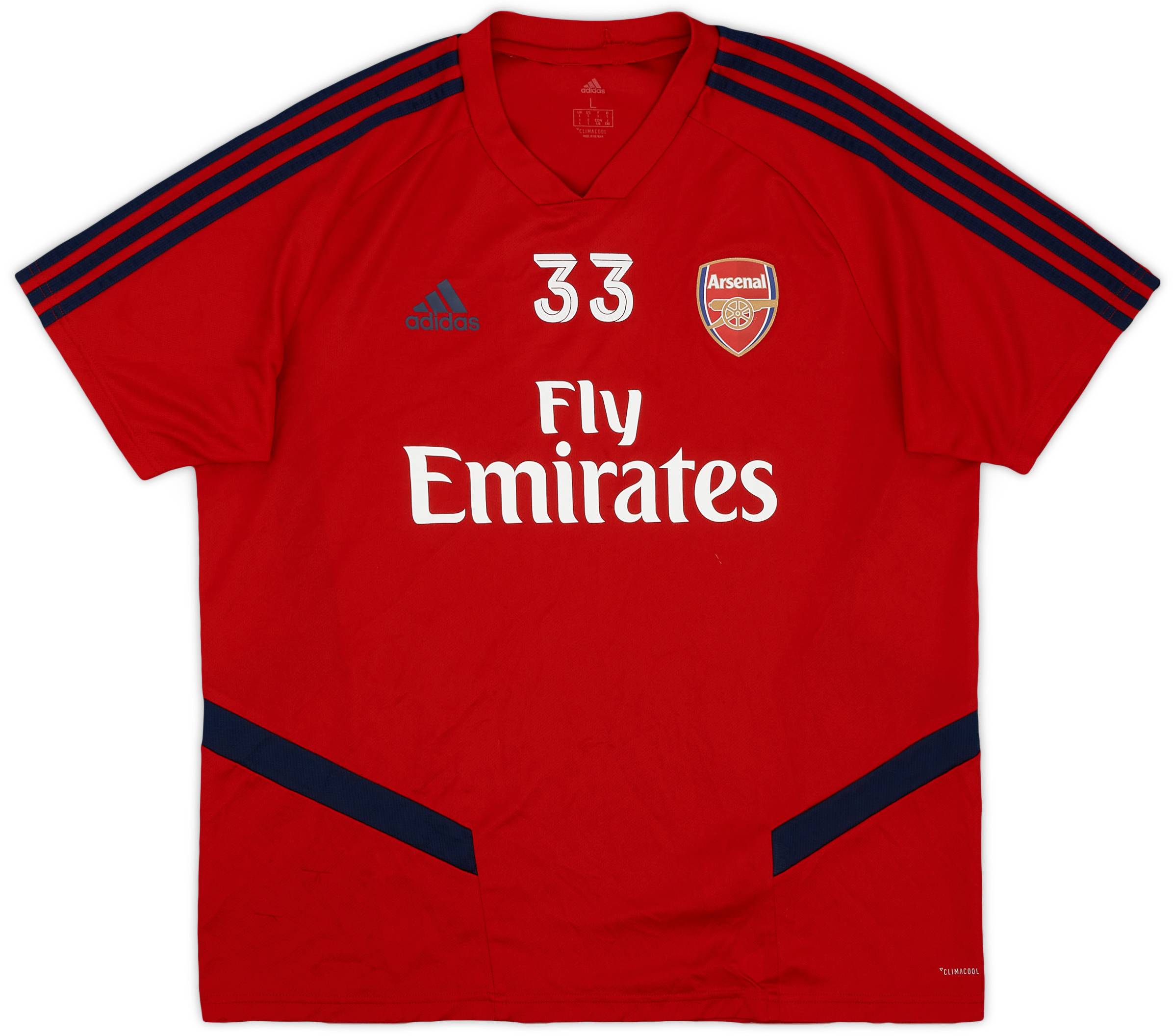 2019-20 Arsenal adidas Player Issue Training Shirt #33 - 7/10 - (L)
