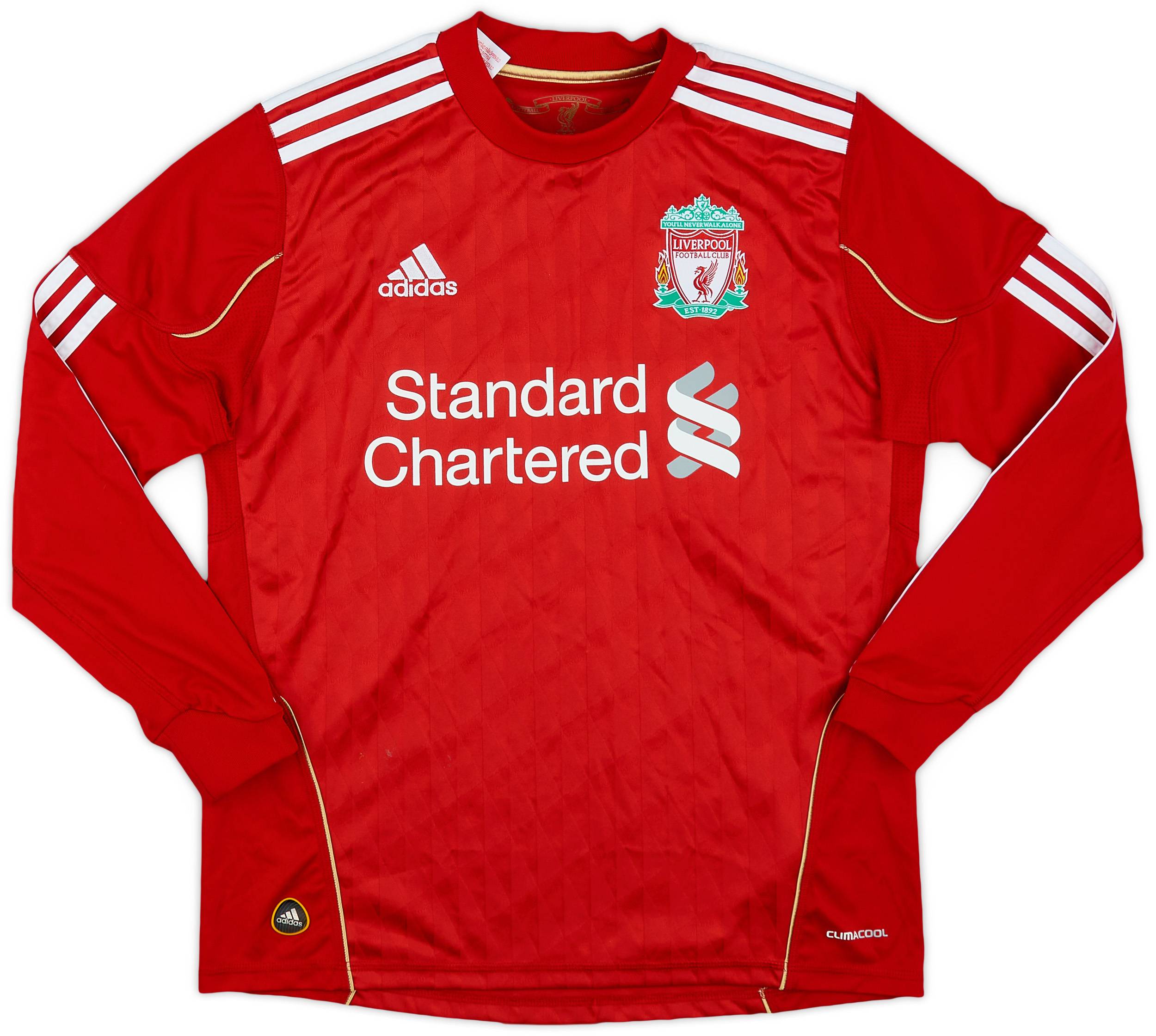 2010-12 Liverpool Home L/S Shirt - 7/10 - (L.Boys)