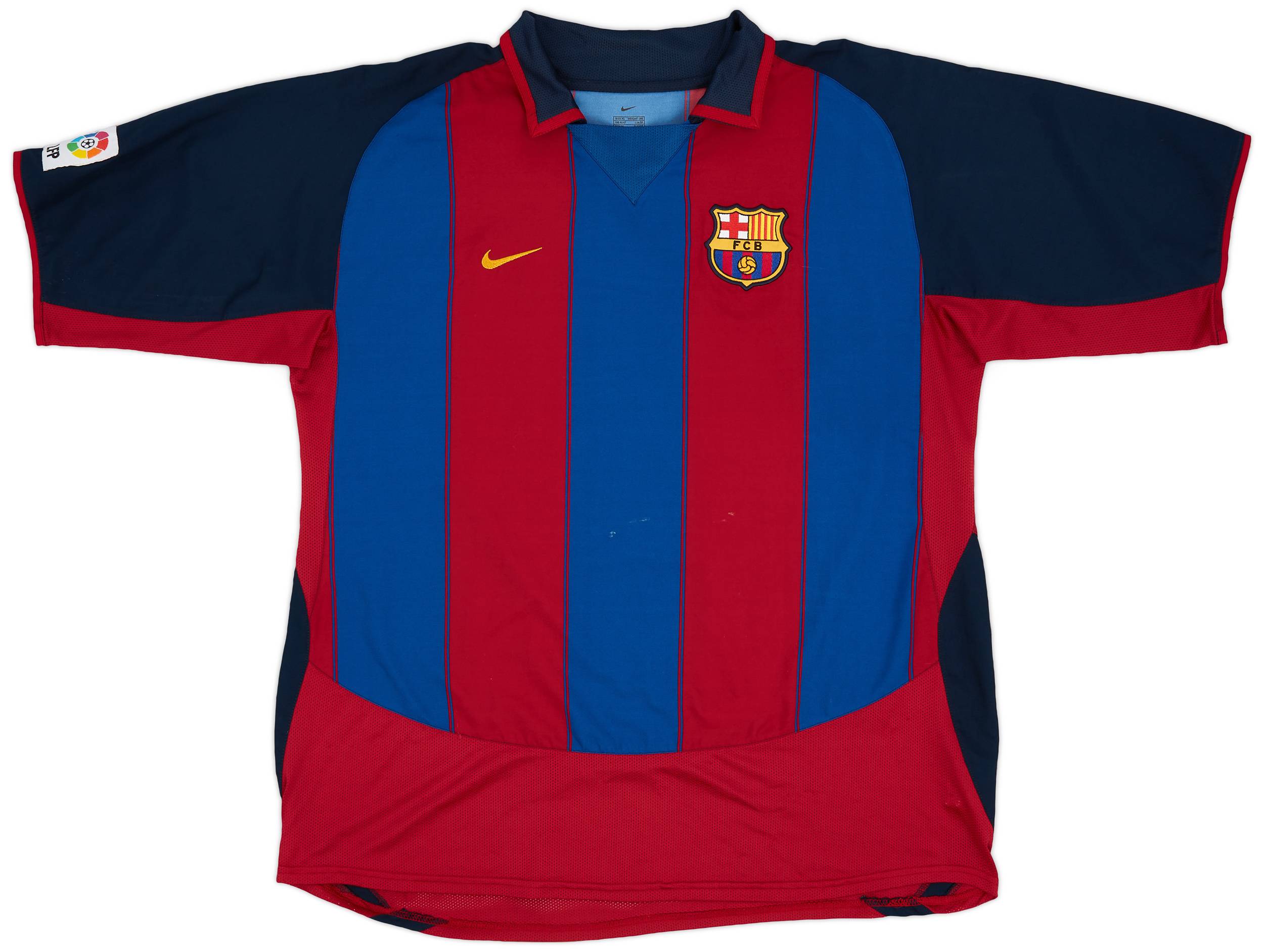 2003-04 Barcelona Home Shirt Ronaldinho #10 - 8/10 - (XL)