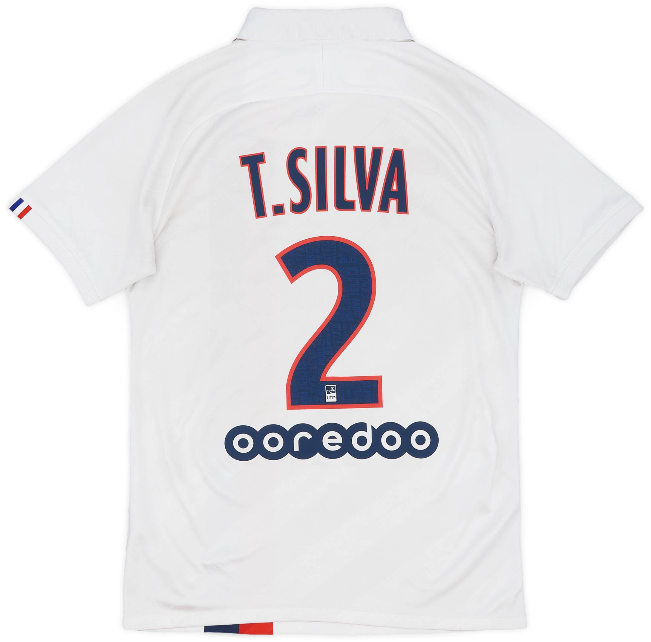 2019-20 Paris Saint-Germain Third Shirt T.Silva #2 - 5/10 - (S)