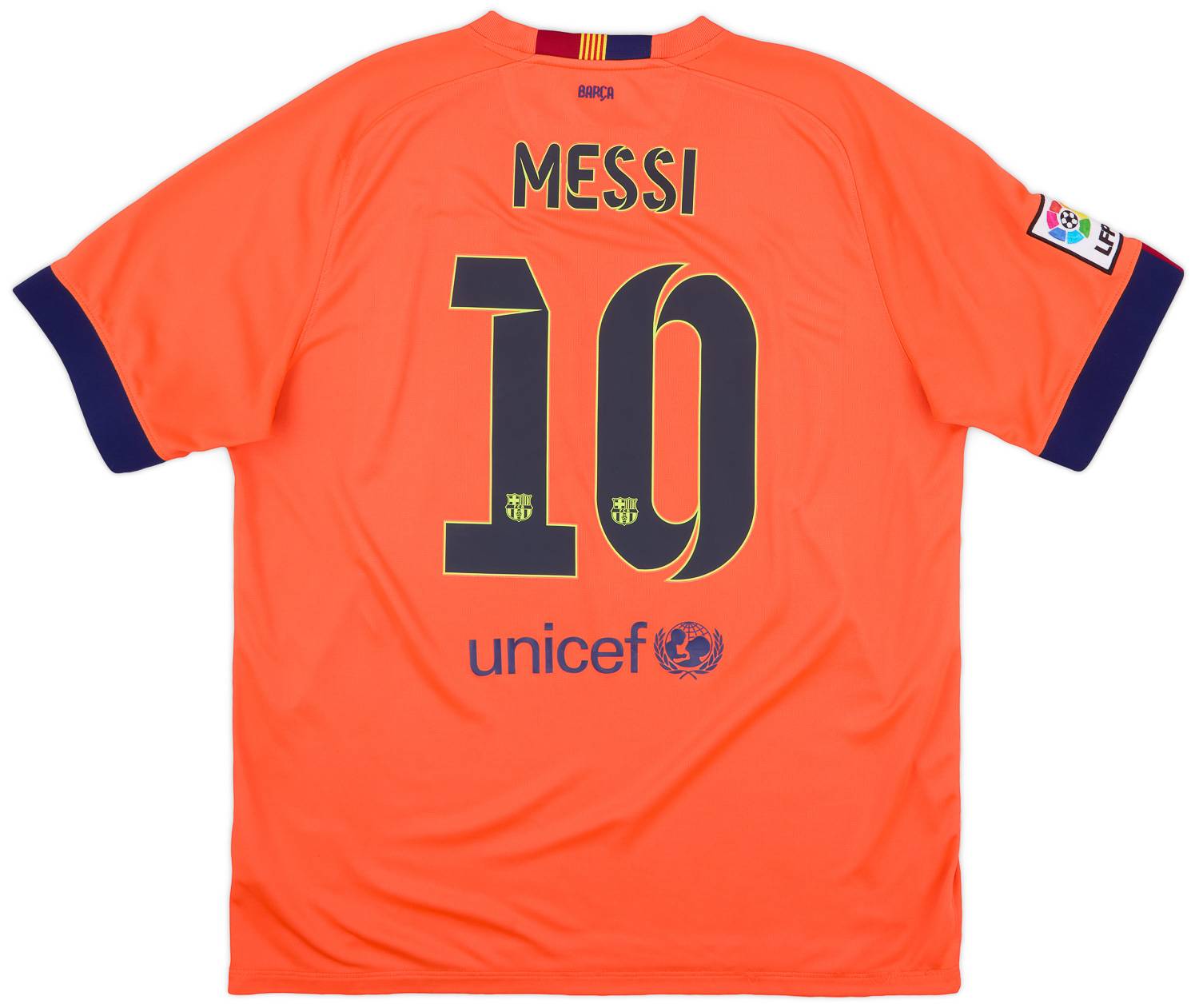 2014-15 Barcelona Away Shirt Messi #10 - 8/10 - (XL)