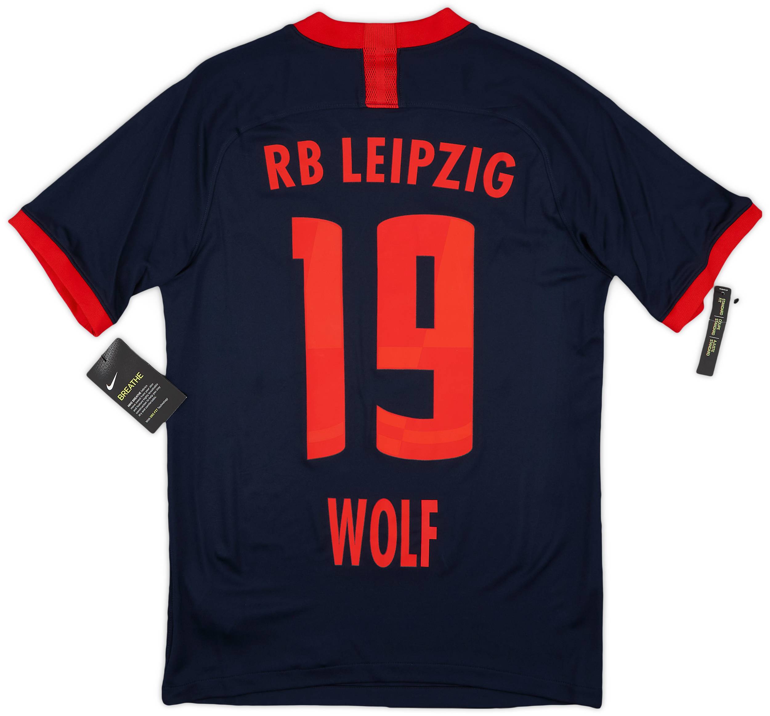 2019-20 RB Leipzig Away Shirt Wolf #19 (S)