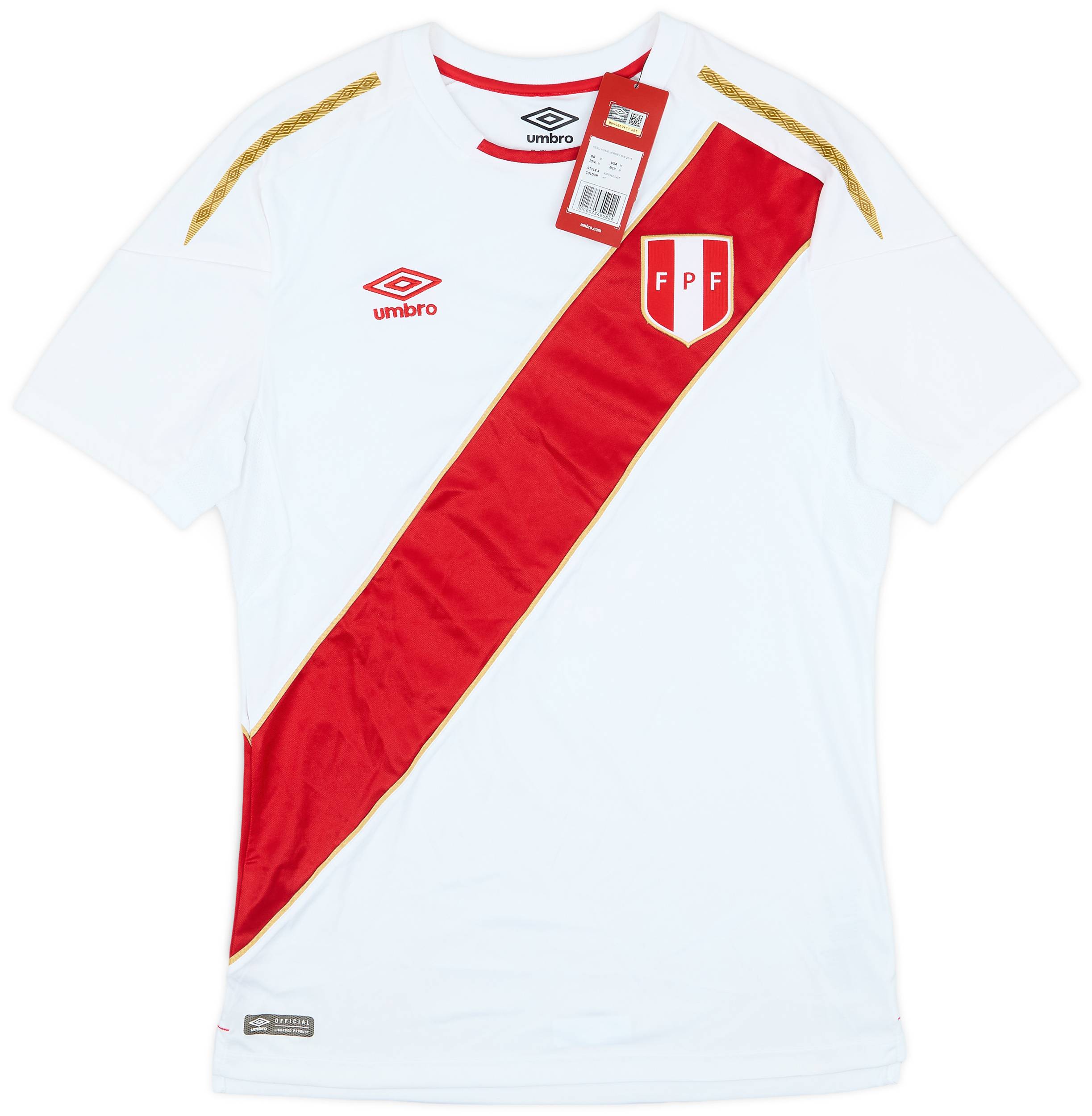 2018 Peru Home Shirt (M)