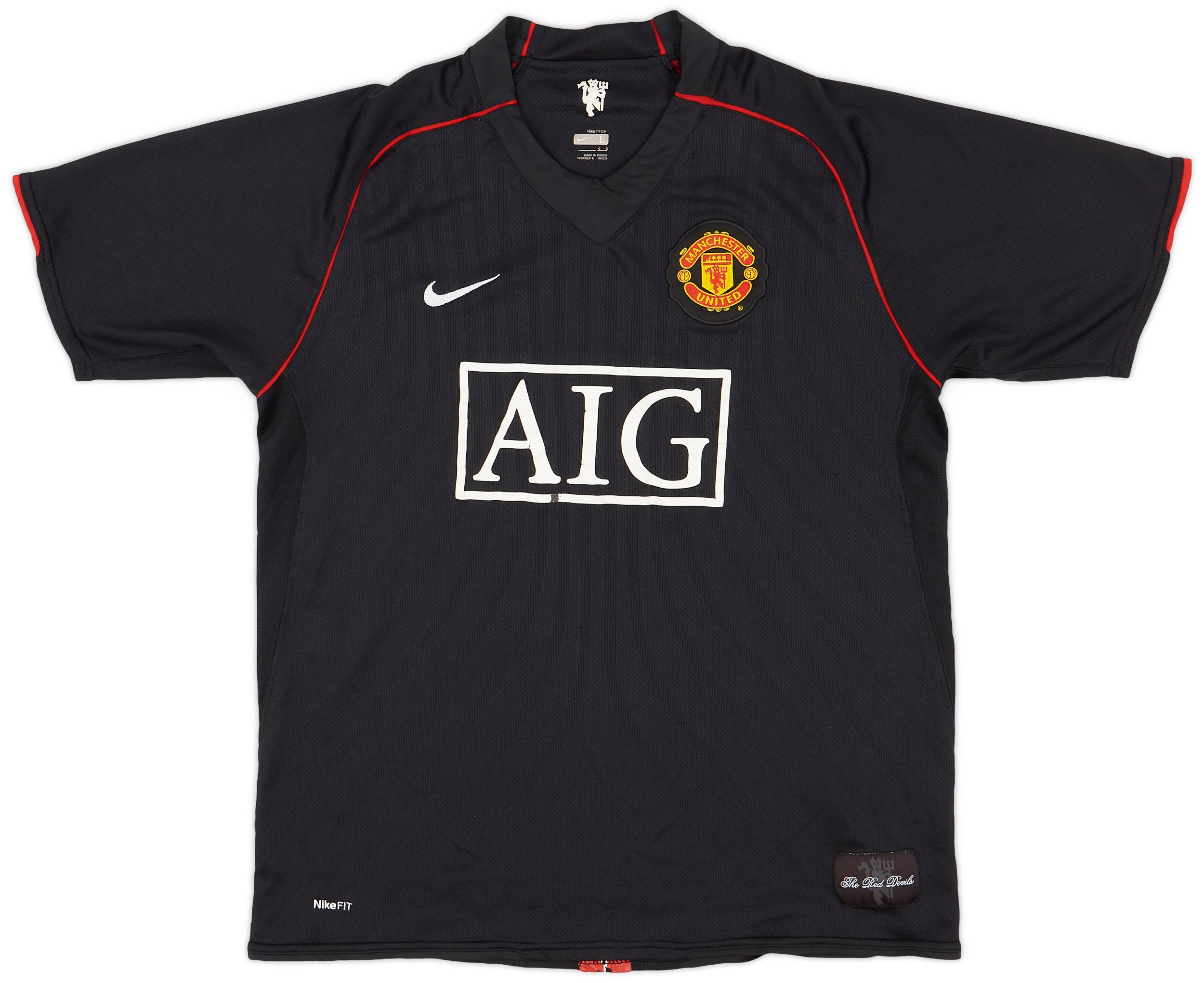 2007-08 Manchester United Away Shirt - 5/10 - (L)