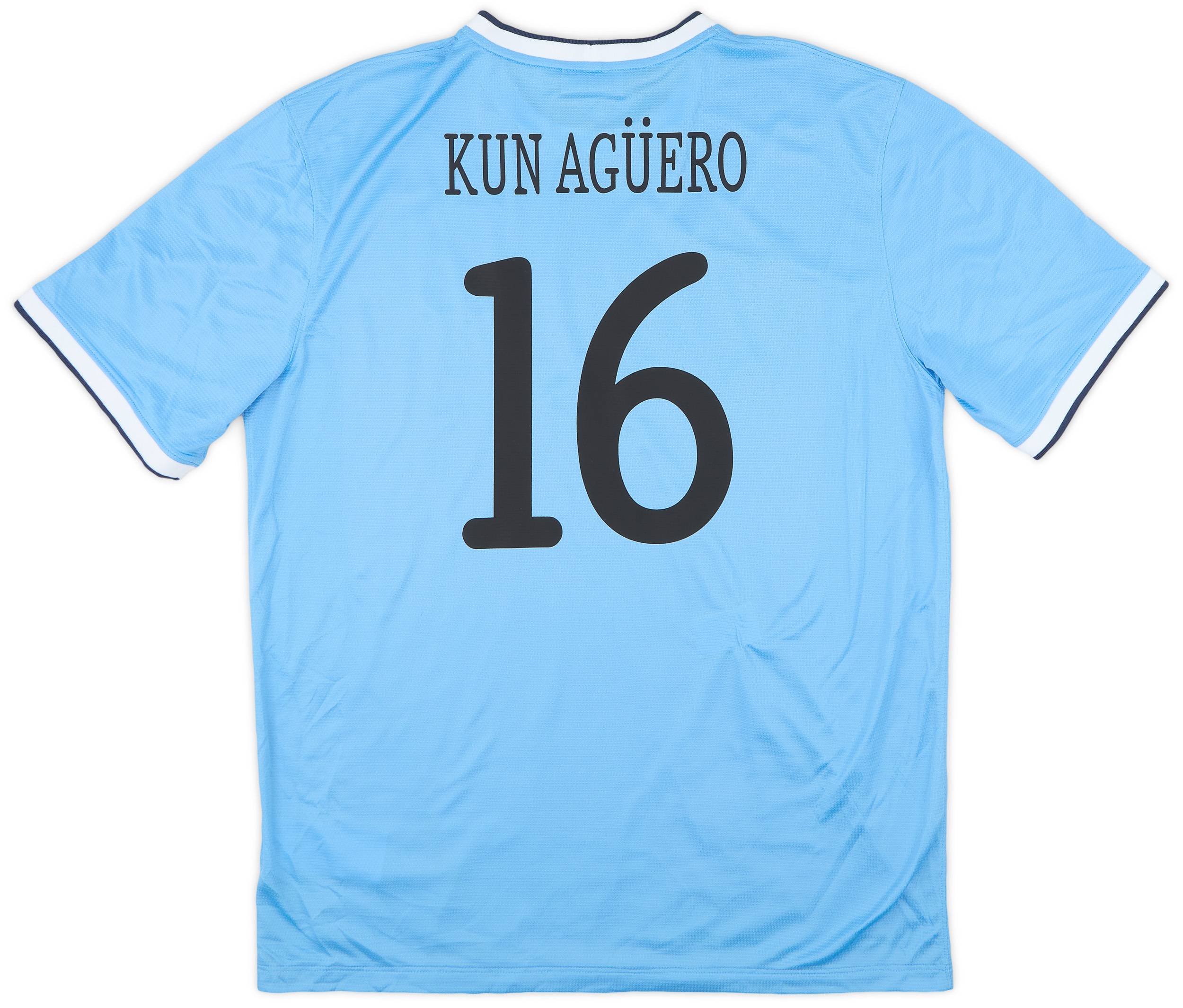 2013 14 Manchester City Home Shirt Kun Aguero 16 XL